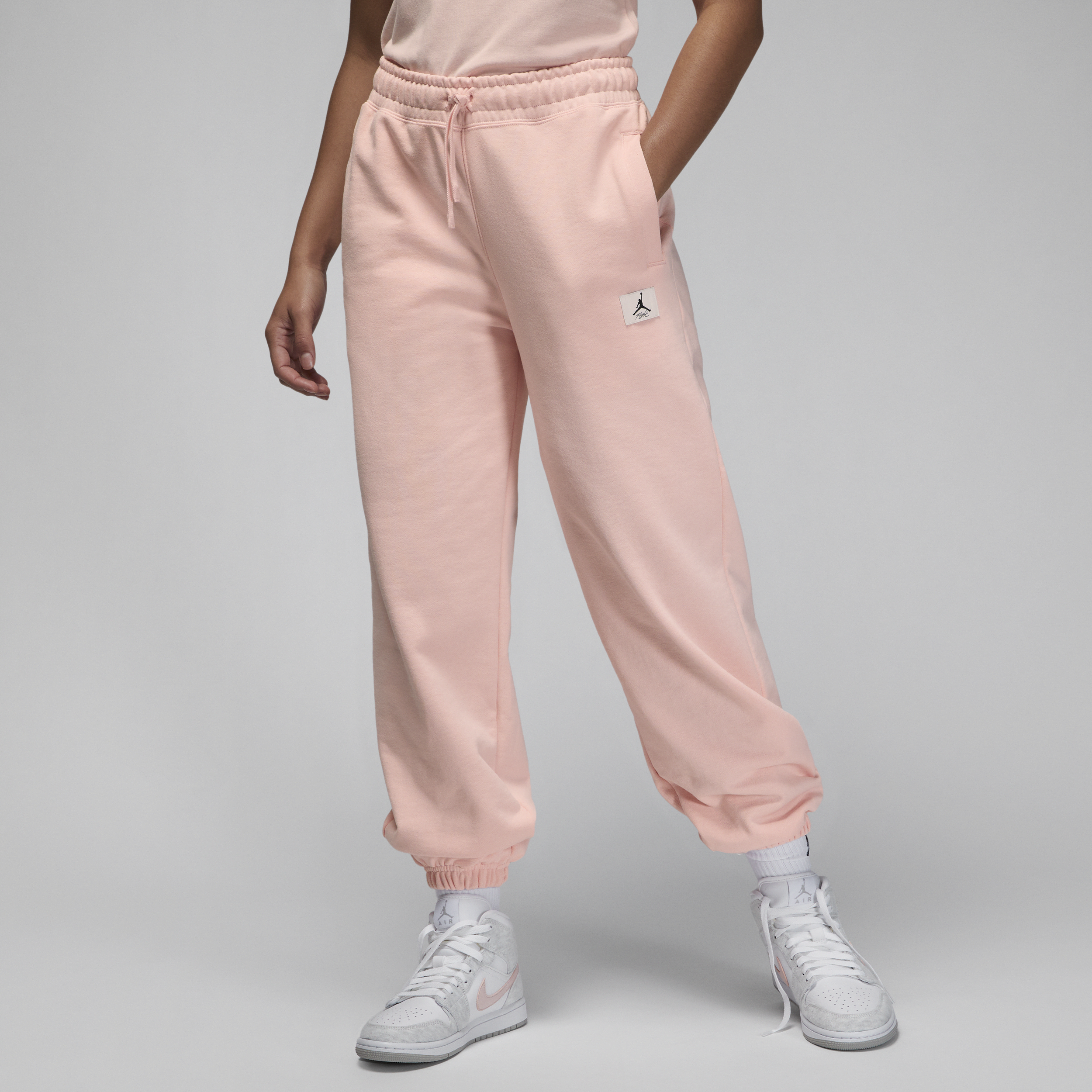 Jordan Flight-fleecebukser til kvinder - Pink