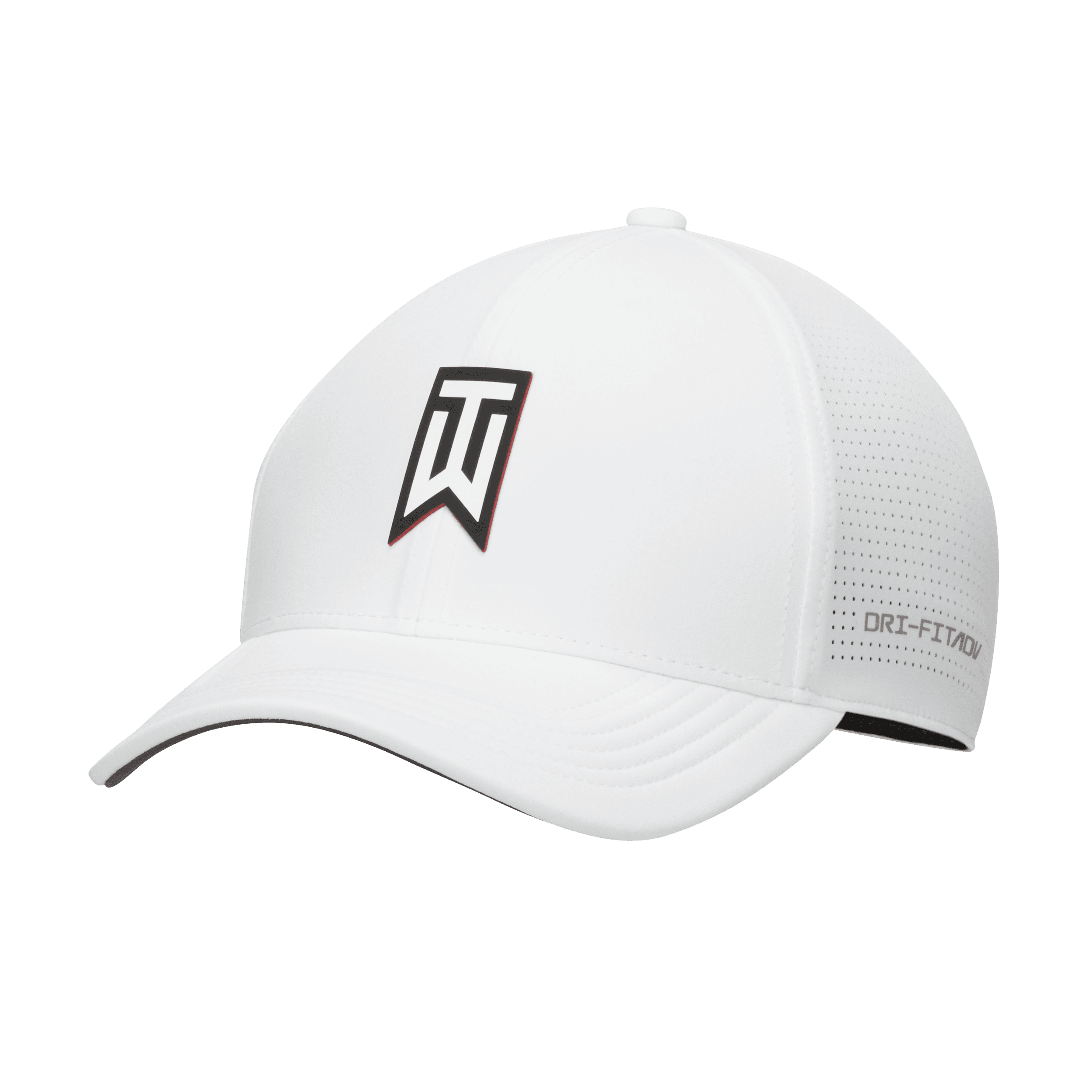 Cappello strutturato Nike Dri-FIT ADV Club Tiger Woods - Bianco