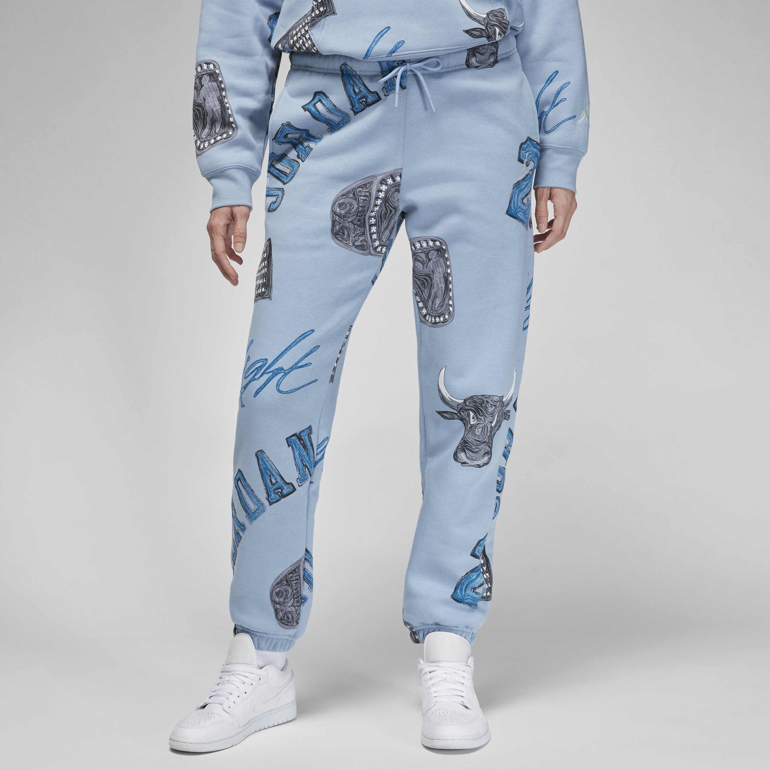 Nike Pantaloni in fleece Jordan Brooklyn Fleece – Donna - Blu