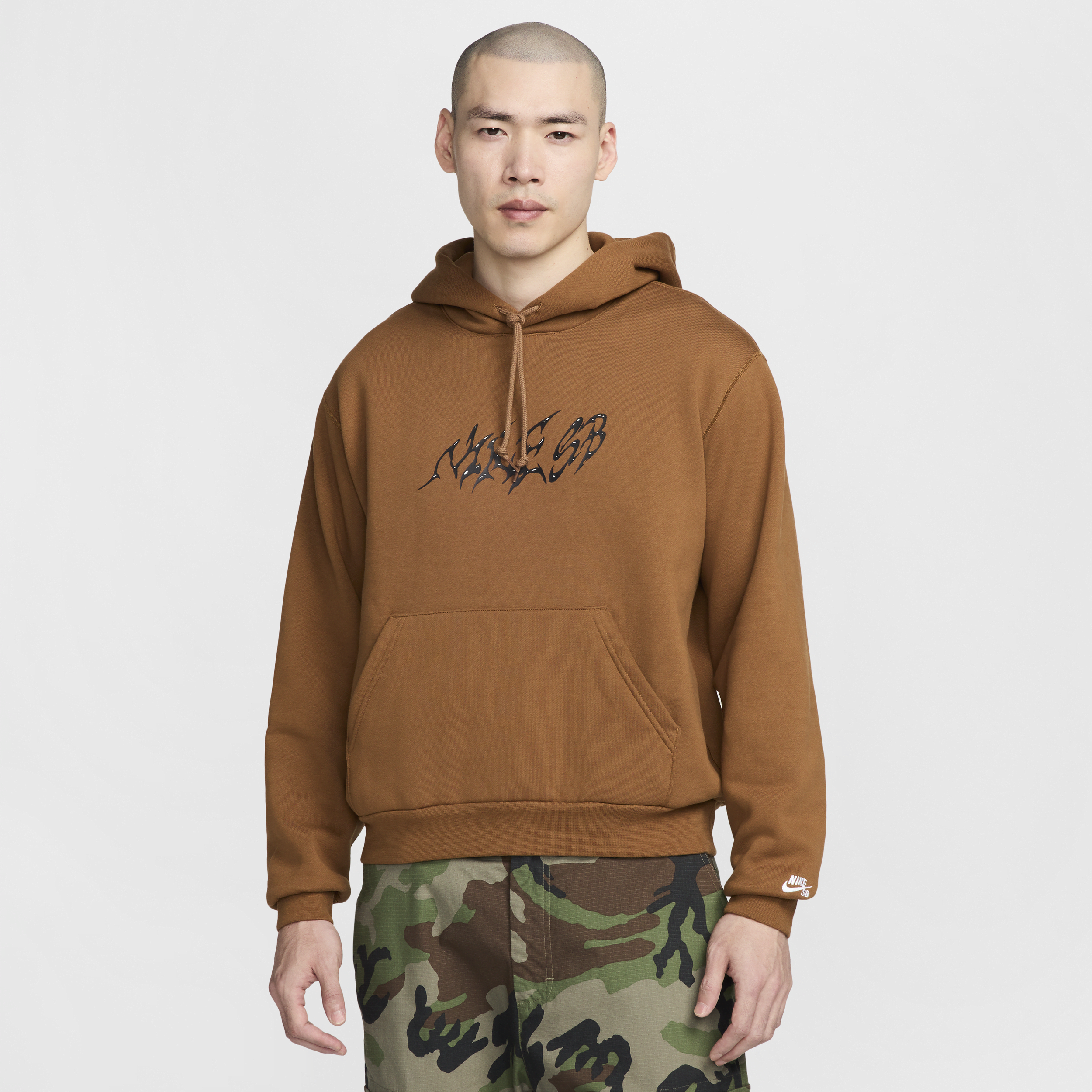 【ナイキ(NIKE)公式ストア】ナイキ SB フリース プルオーバー スケートボードパーカー FV7370-281 ブラウン 【ナイキ(NIKE)公式ストア】ナイキ SB フリース プルオーバー スケートボードパーカー FV7370-281 ブラウン