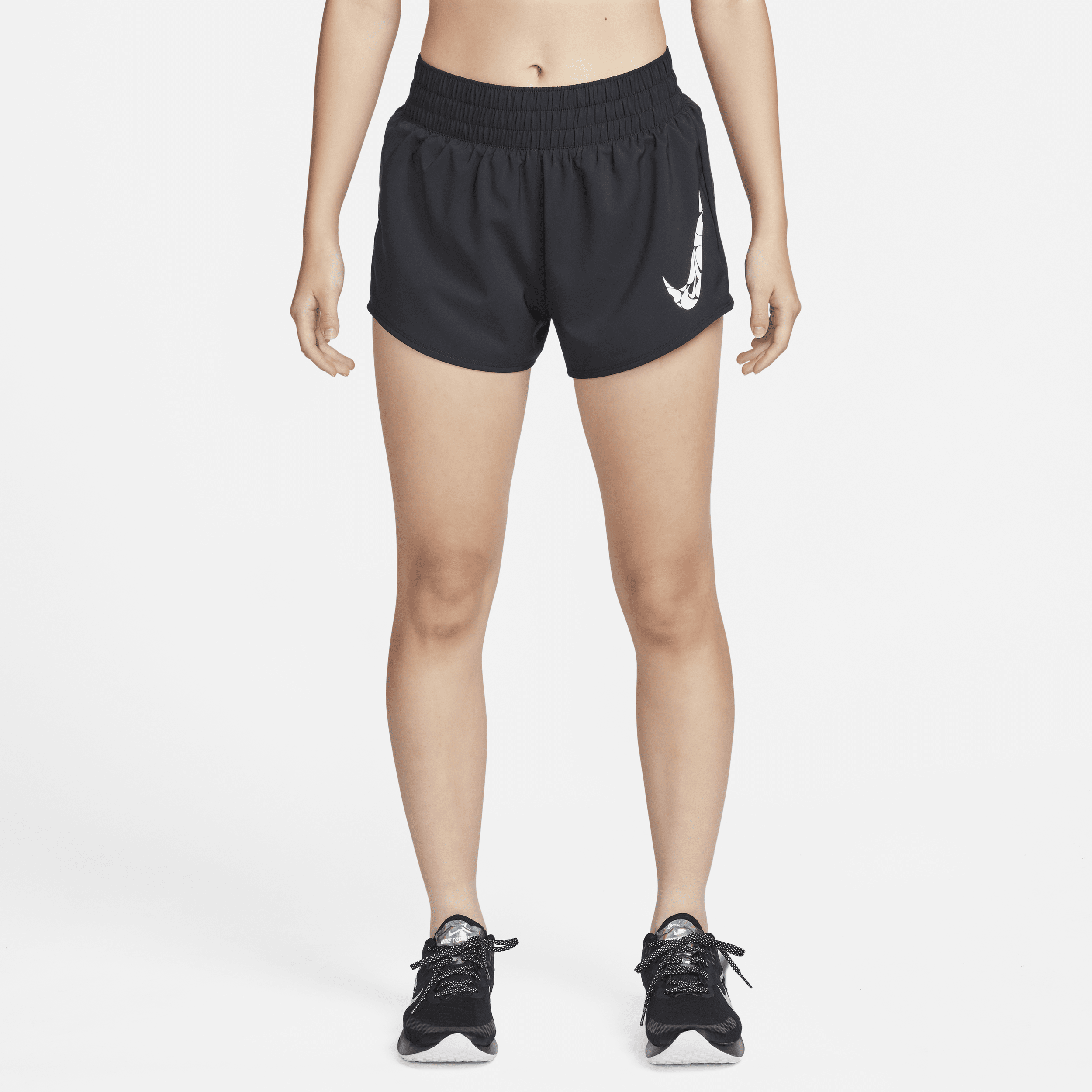 【ナイキ(NIKE)公式ストア】ナイキ ワン ウィメンズ Dri-FIT ミッドライズ 8cm ショートパンツ (インナー付き) FN2602-010 ブラック 【ナイキ(NIKE)公式ストア】ナイキ ワン ウィメンズ Dri-FIT ミッドライズ 8cm ショートパンツ (インナー付き) FN2602-010 ブラック
