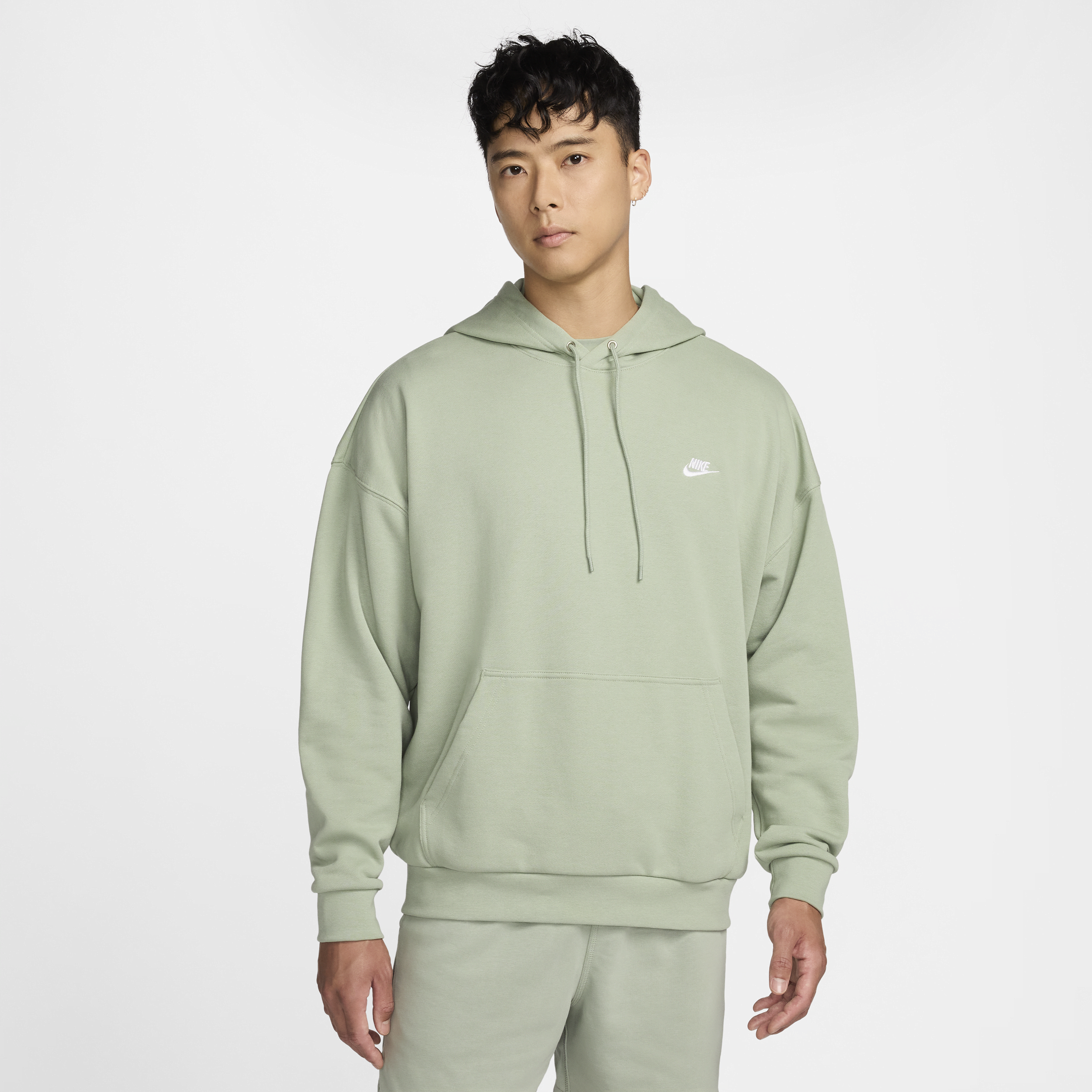 【ナイキ(NIKE)公式ストア】ナイキ クラブ フリース メンズ オーバーサイズド フレンチ テリー プルオーバー パーカー HJ1817-370 グリーン 【ナイキ(NIKE)公式ストア】ナイキ クラブ フリース メンズ オーバーサイズド フレンチ テリー プルオーバー パーカー HJ1817-370 グリーン