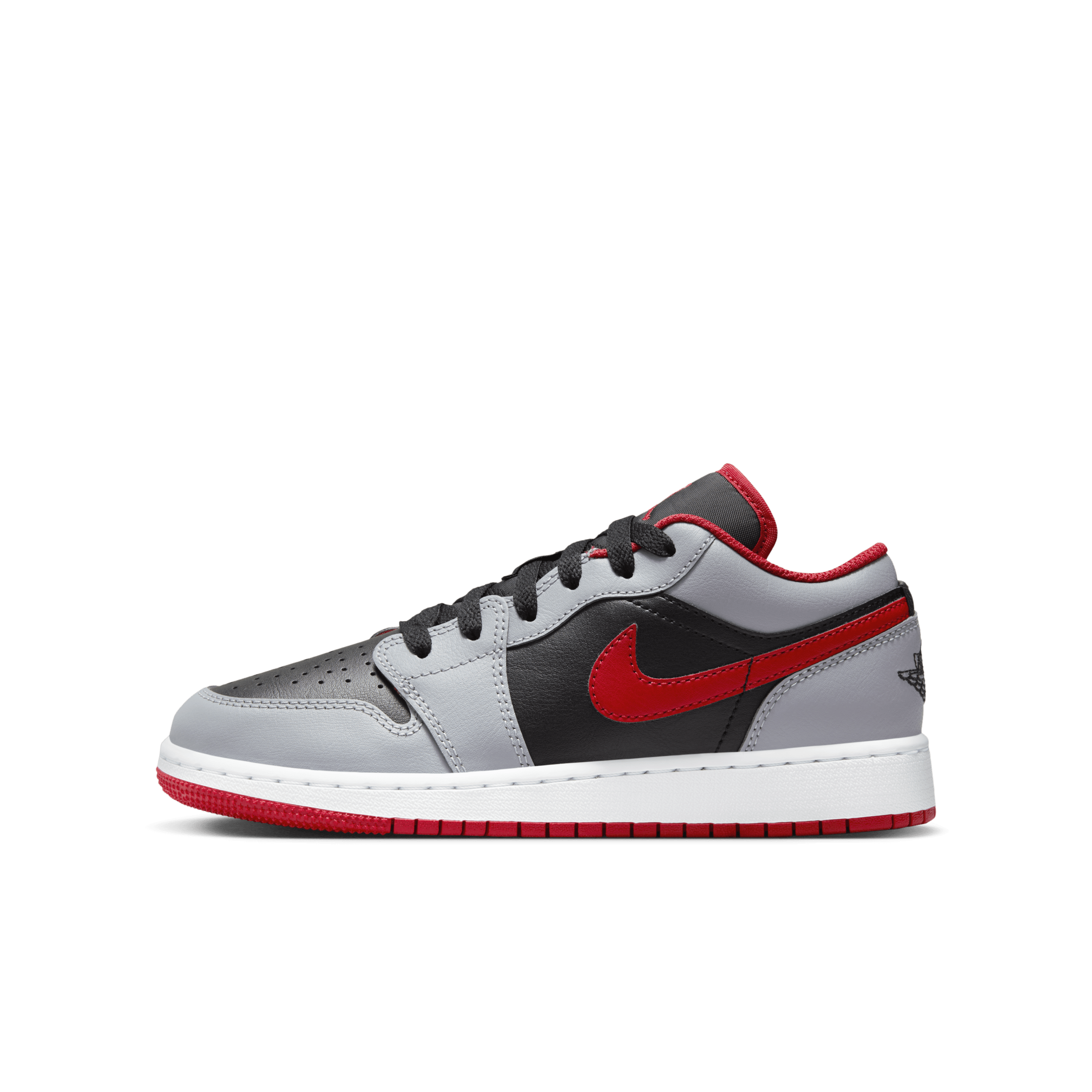 Air Jordan 1 Low-sko til større børn - sort