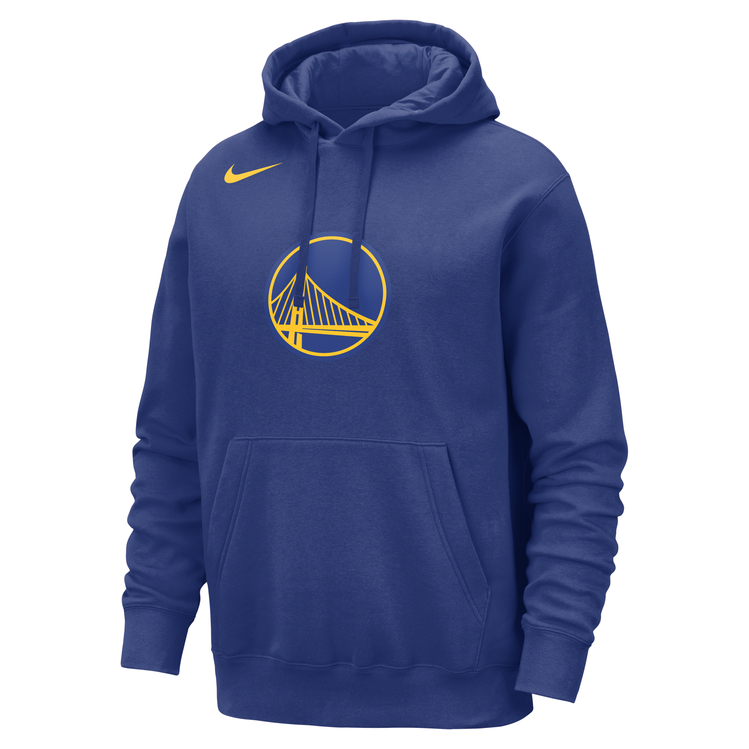 Golden State Warriors Club Nike NBA-hoodie voor heren - Blauw