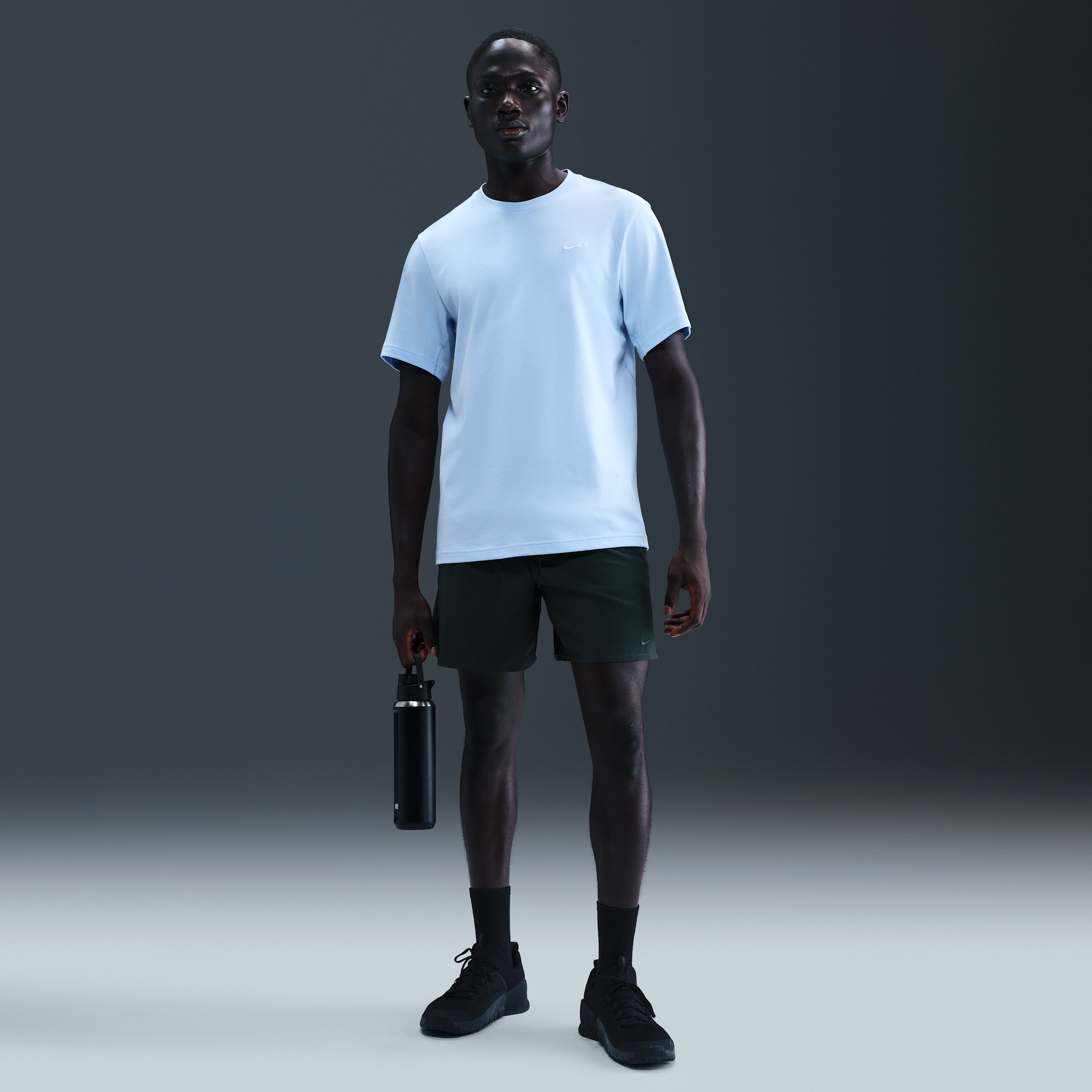 Nike Unlimited Pantalón corto Dri-FIT versátil de 18 cm sin forro - Hombre - Verde