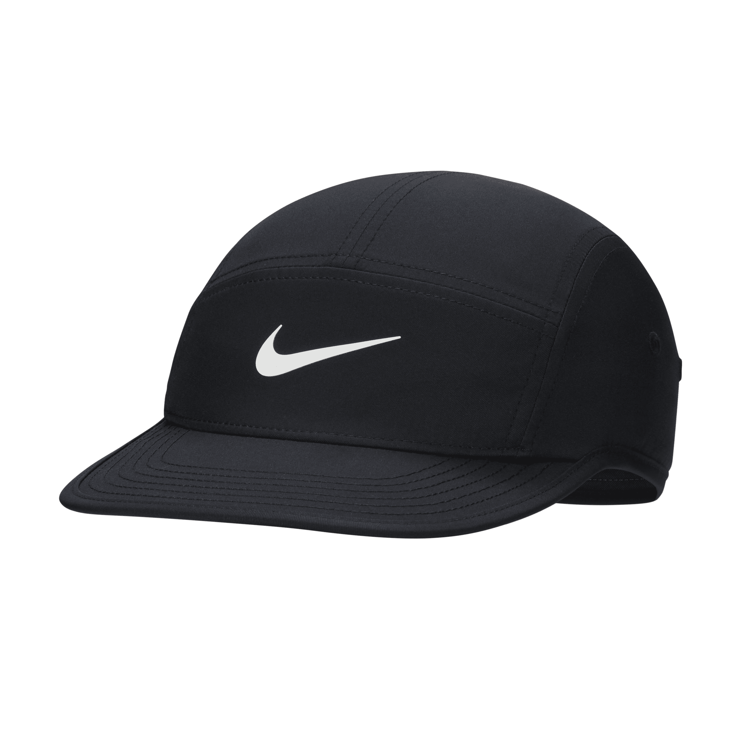 Nike Dri-FIT Fly Gorra sin estructura con logotipo Swoosh - Negro