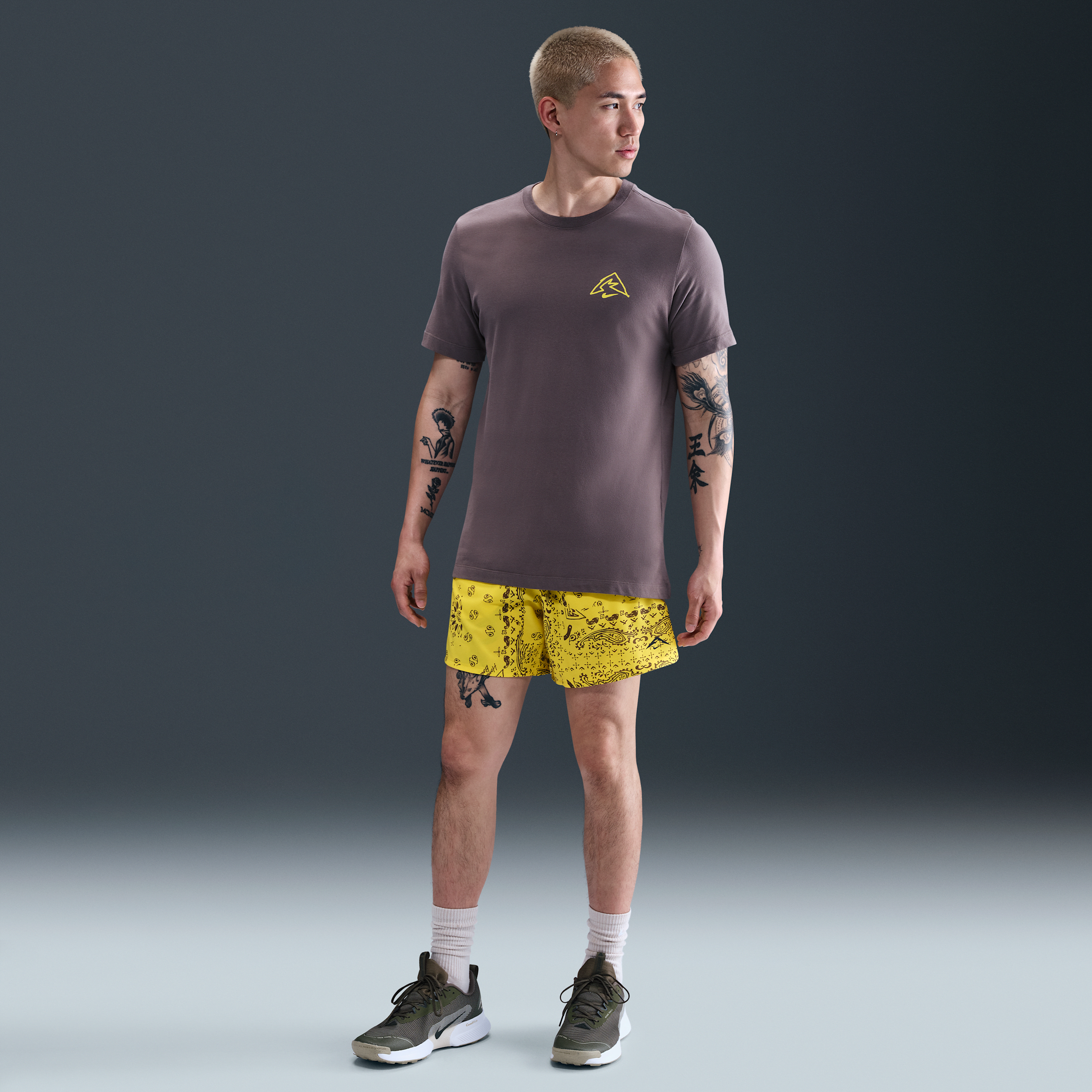 【ナイキ(NIKE)公式ストア】ナイキ トレイル メンズ Dri-FIT 15cm ランニングショートパンツ (インナー付き) HJ4175-718 イエロー 【ナイキ(NIKE)公式ストア】ナイキ トレイル メンズ Dri-FIT 15cm ランニングショートパンツ (インナー付き) HJ4175-718 イエロー