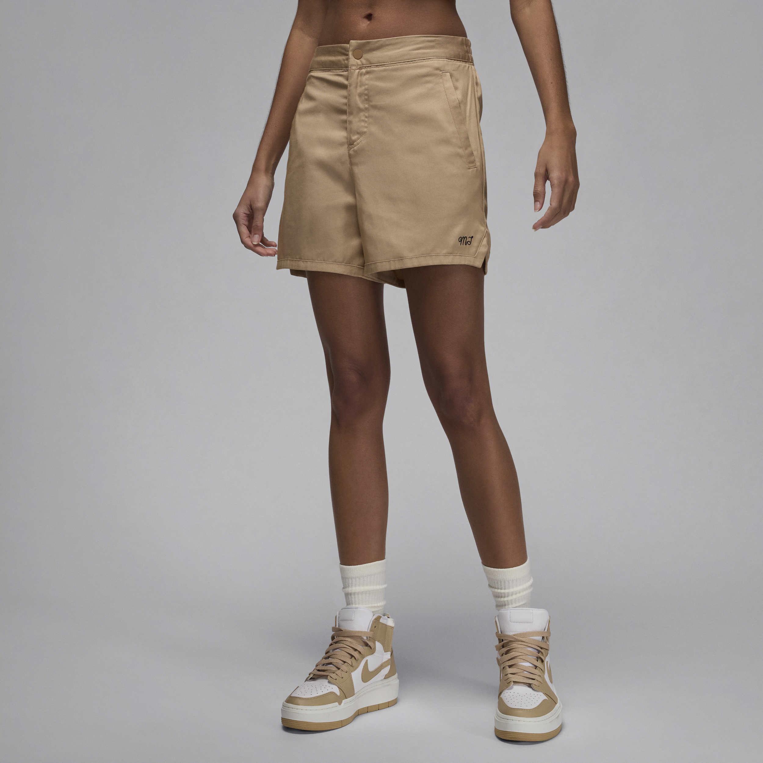 Nike Vævede Jordan-shorts til kvinder - brun