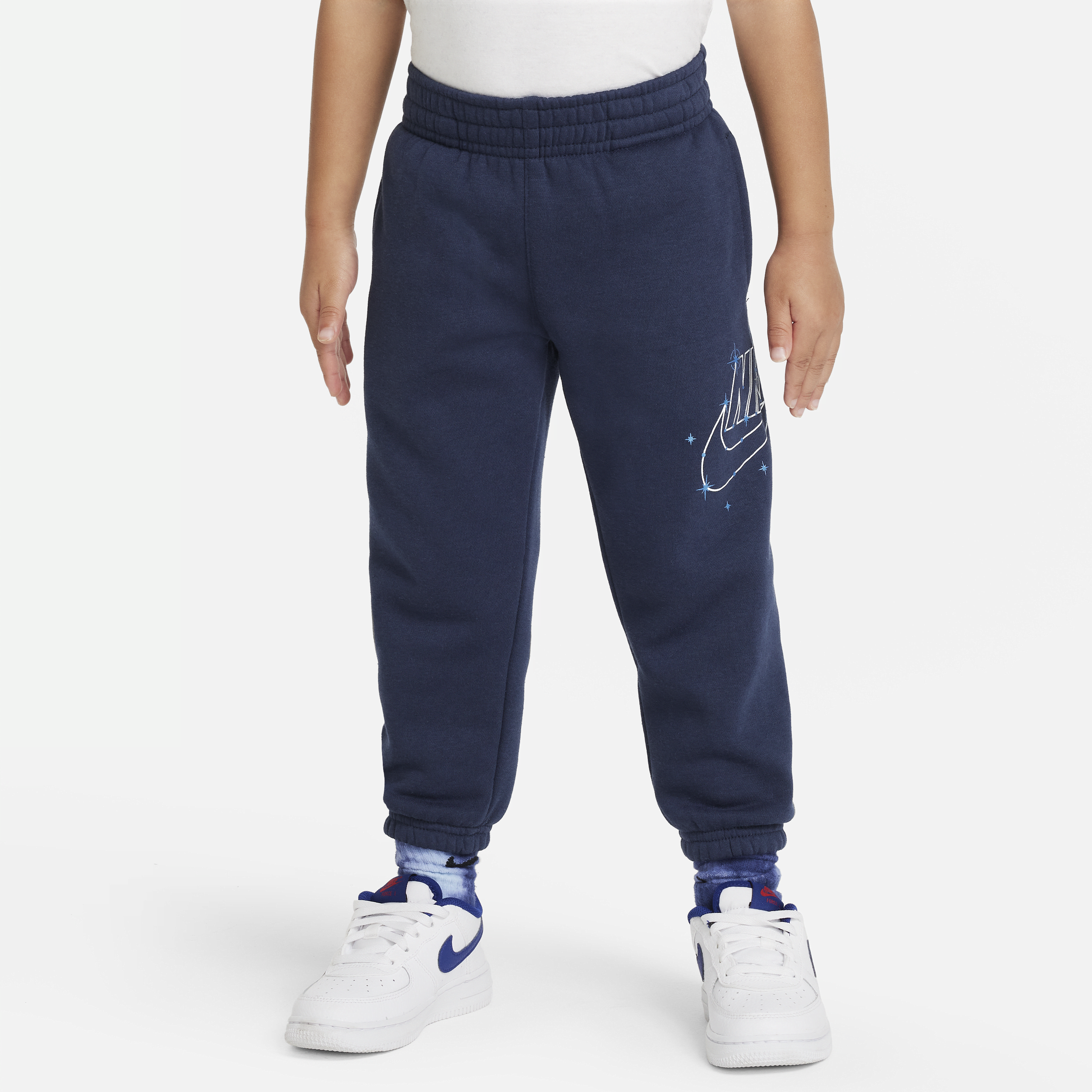 Nike Sportswear Shine fleecebroek voor peuters - Blauw