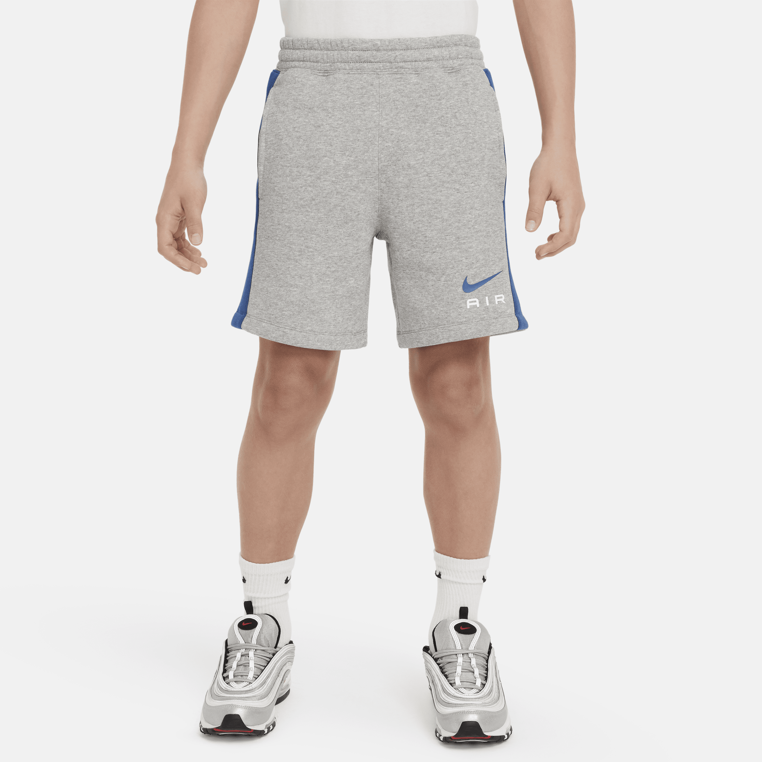 Nike Air Pantalón corto de tejido Fleece - Niño - Gris