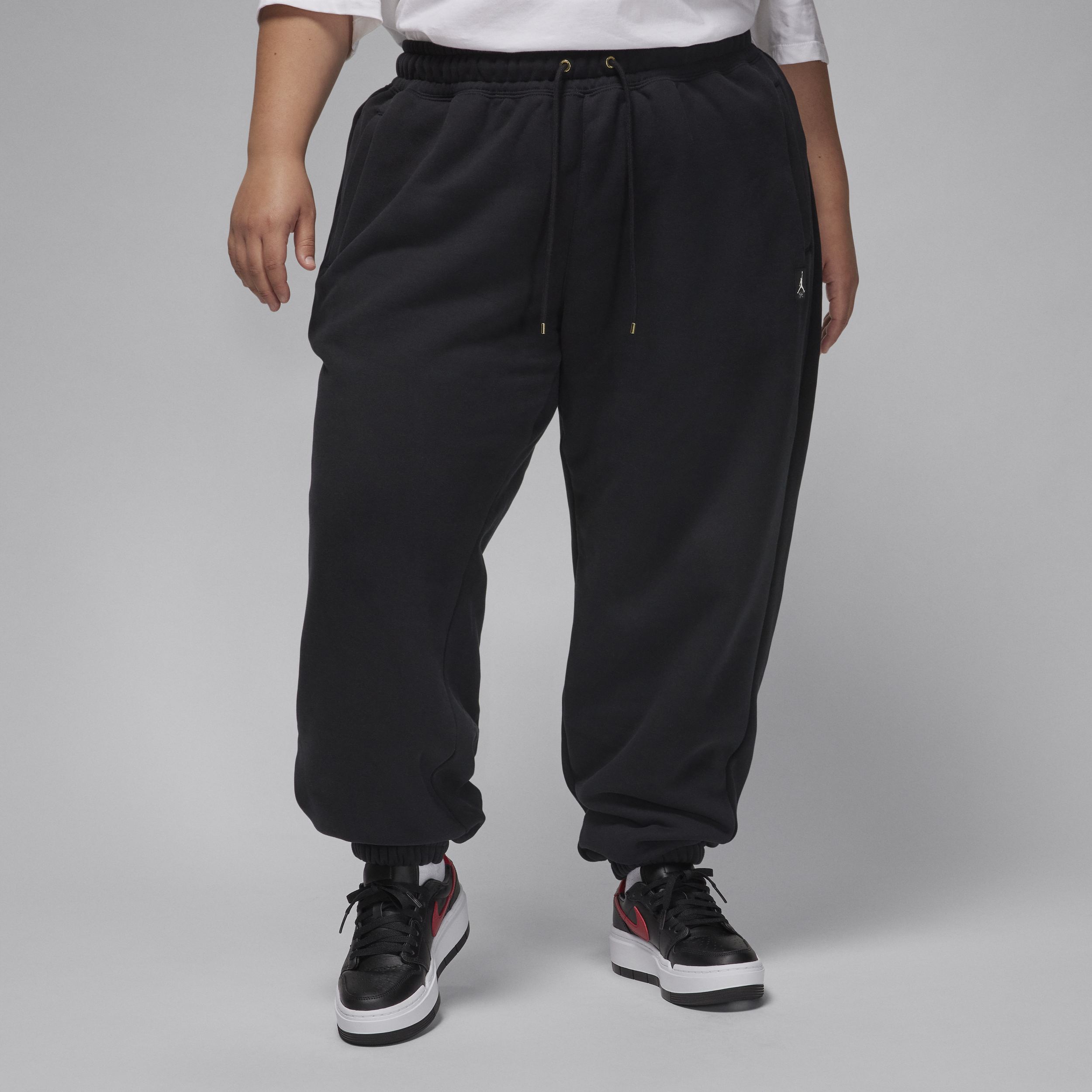 Nike Pantaloni in fleece Jordan Flight – Donna - Nero