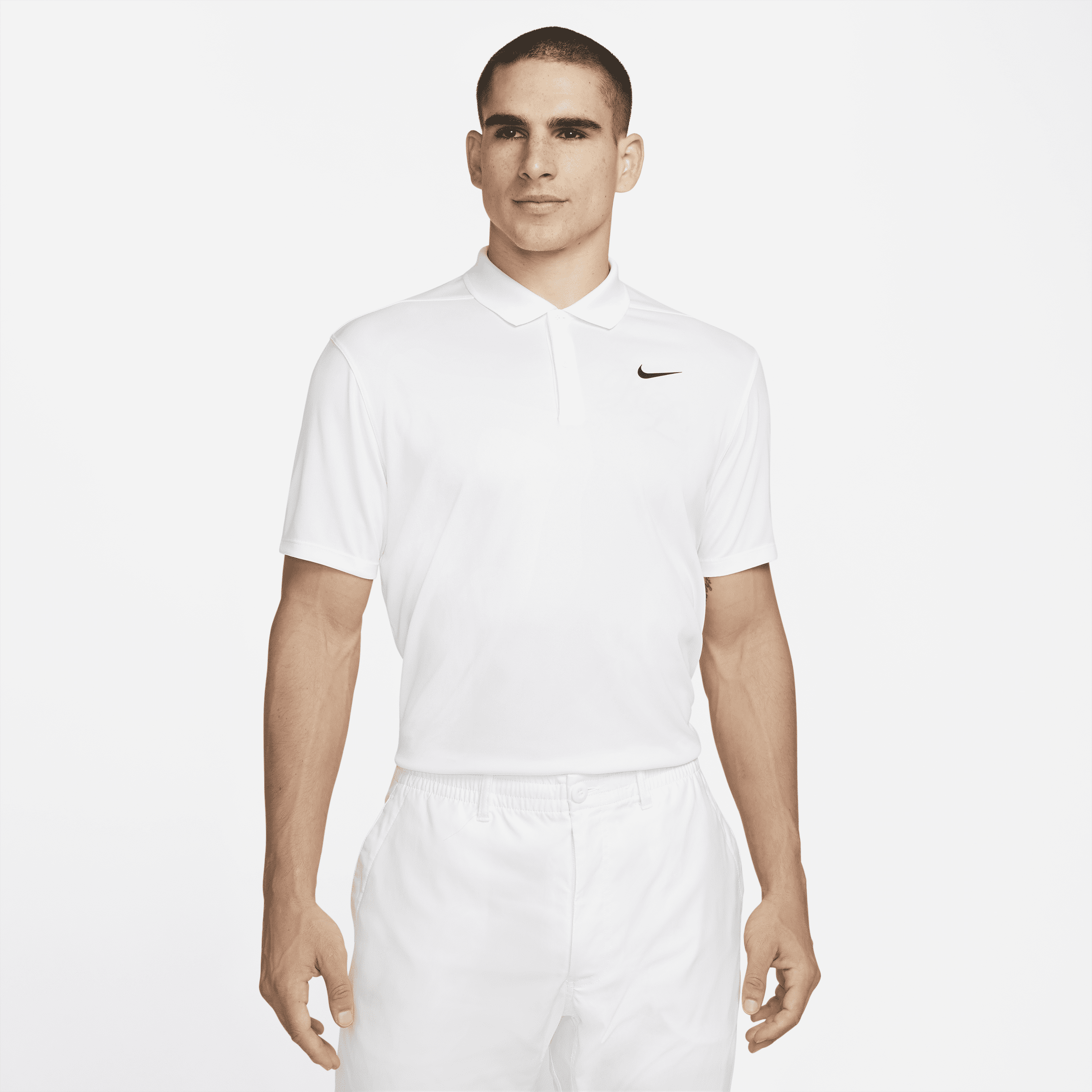 Polo da tennis NikeCourt Dri-FIT - Uomo - Bianco