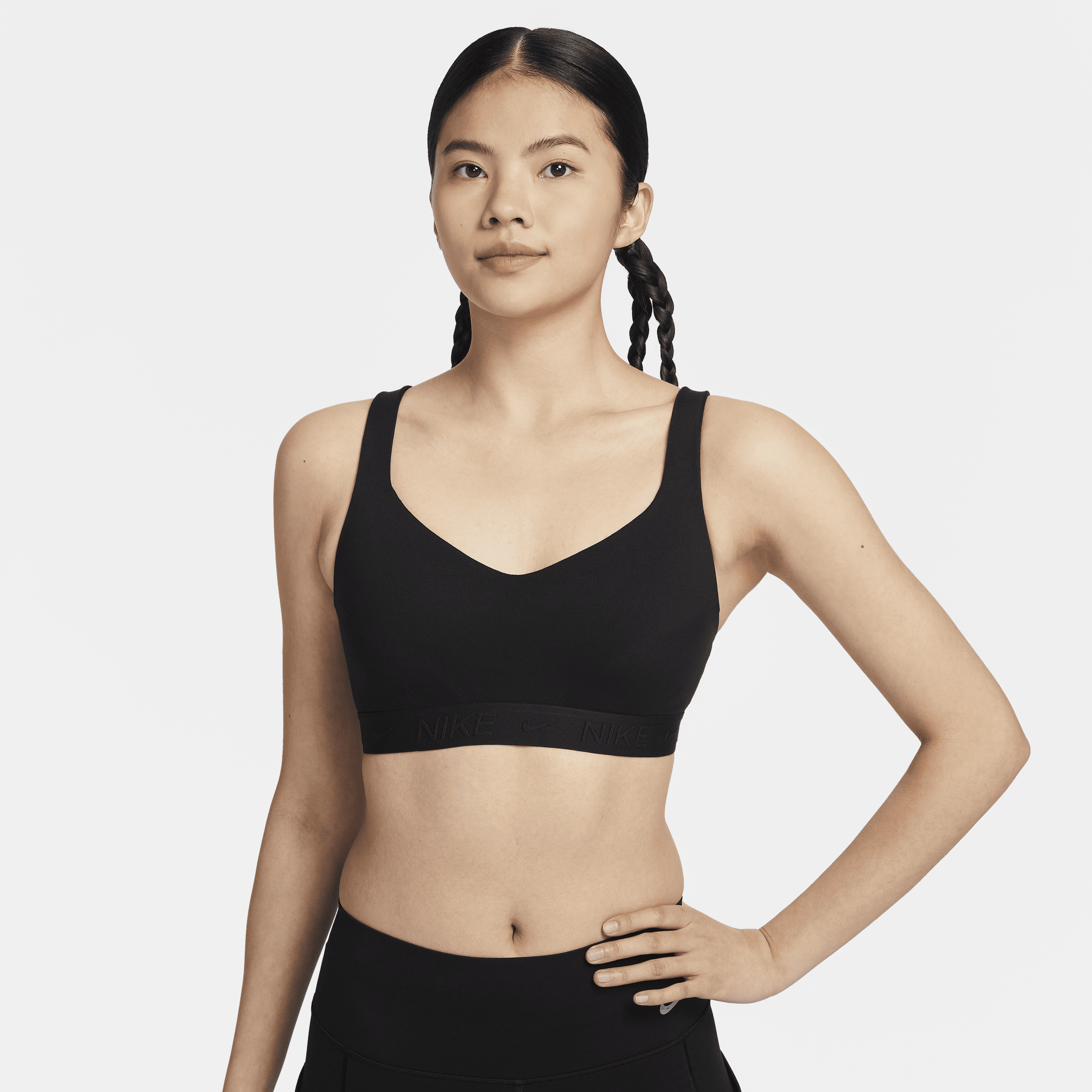【ナイキ(NIKE)公式ストア】ナイキ インディ ハイサポート ウィメンズ パッディド アジャスタブル スポーツブラ FD1069-010 ブラック 【ナイキ(NIKE)公式ストア】ナイキ インディ ハイサポート ウィメンズ パッディド アジャスタブル スポーツブラ FD1069-010 ブラック