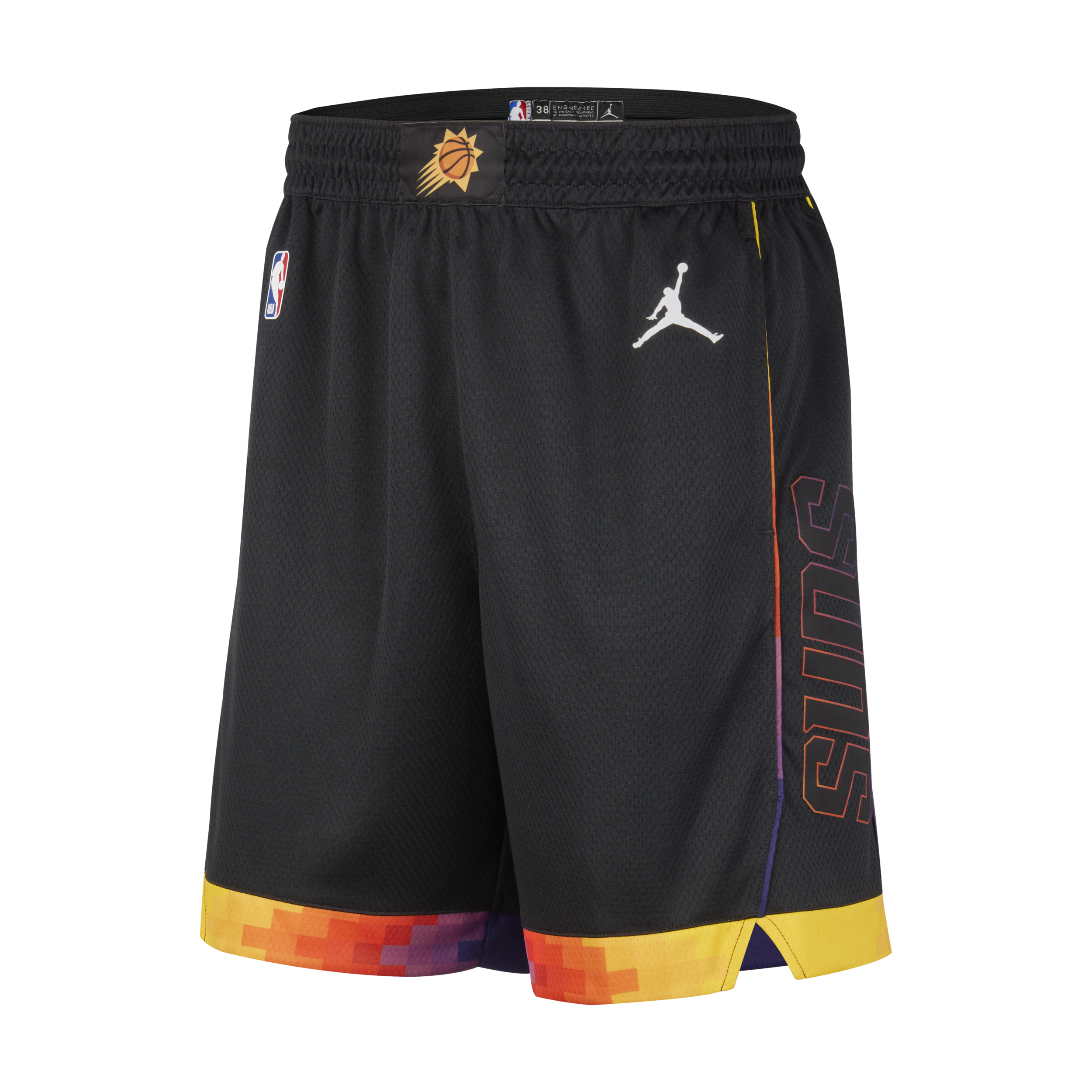 Nike Phoenix Suns Statement Edition Jordan Dri-FIT NBA Swingman-basketballshorts til mænd - sort