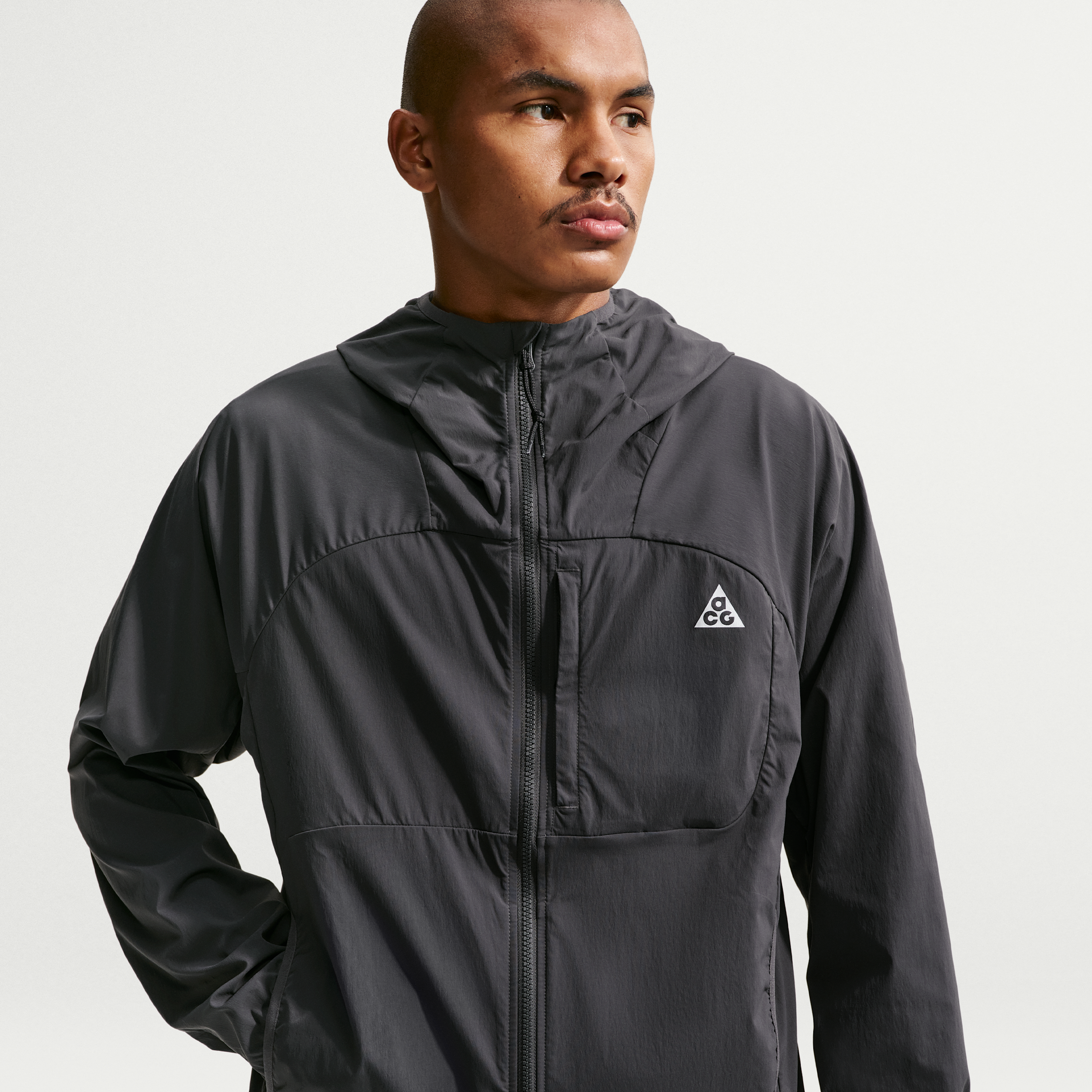 Nike ACG 'Five Towers' Men's UV Protection Jacket - Grey - Nylon