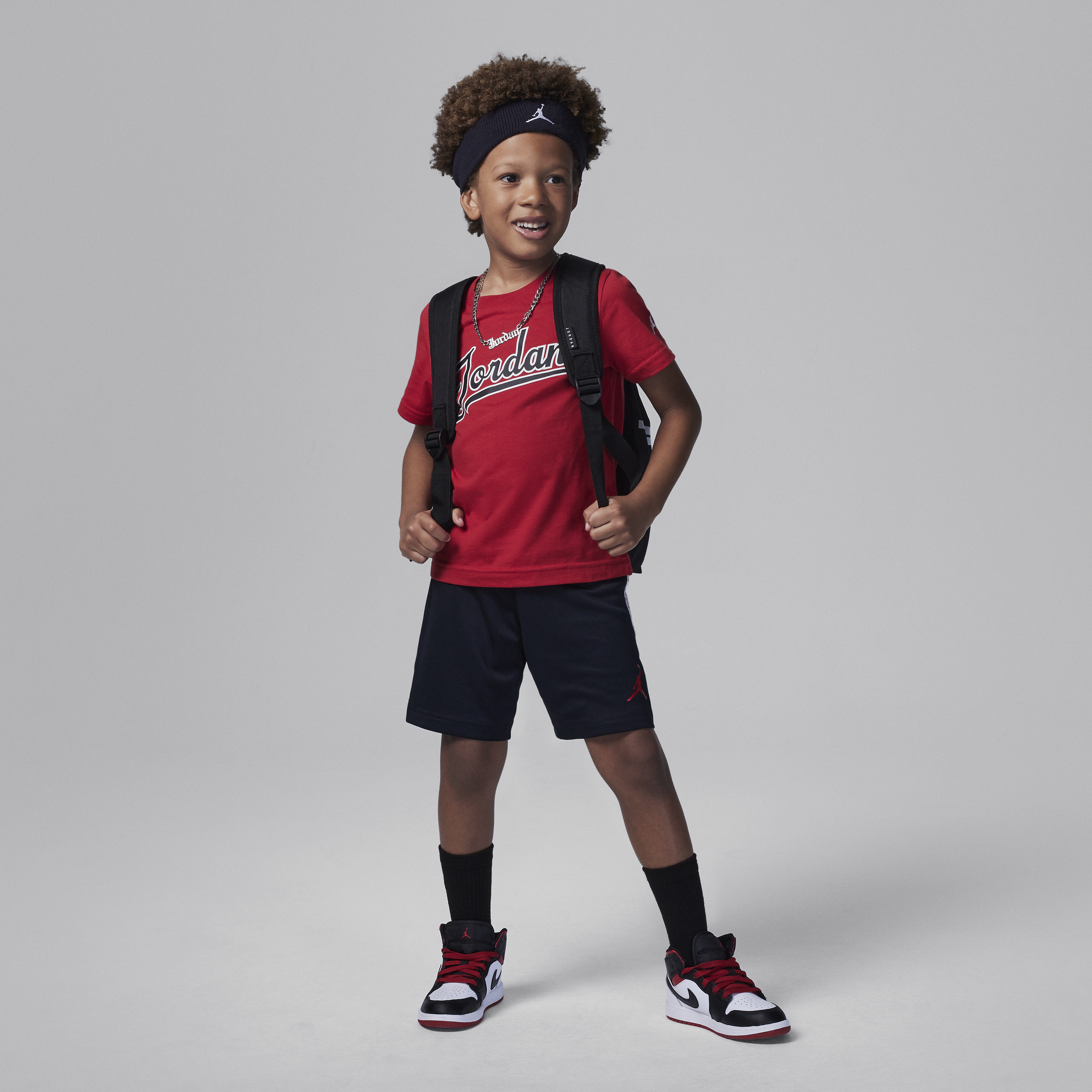 Nike Completo con shorts in mesh Jordan MJ Flight MVP – Bambino/a - Nero