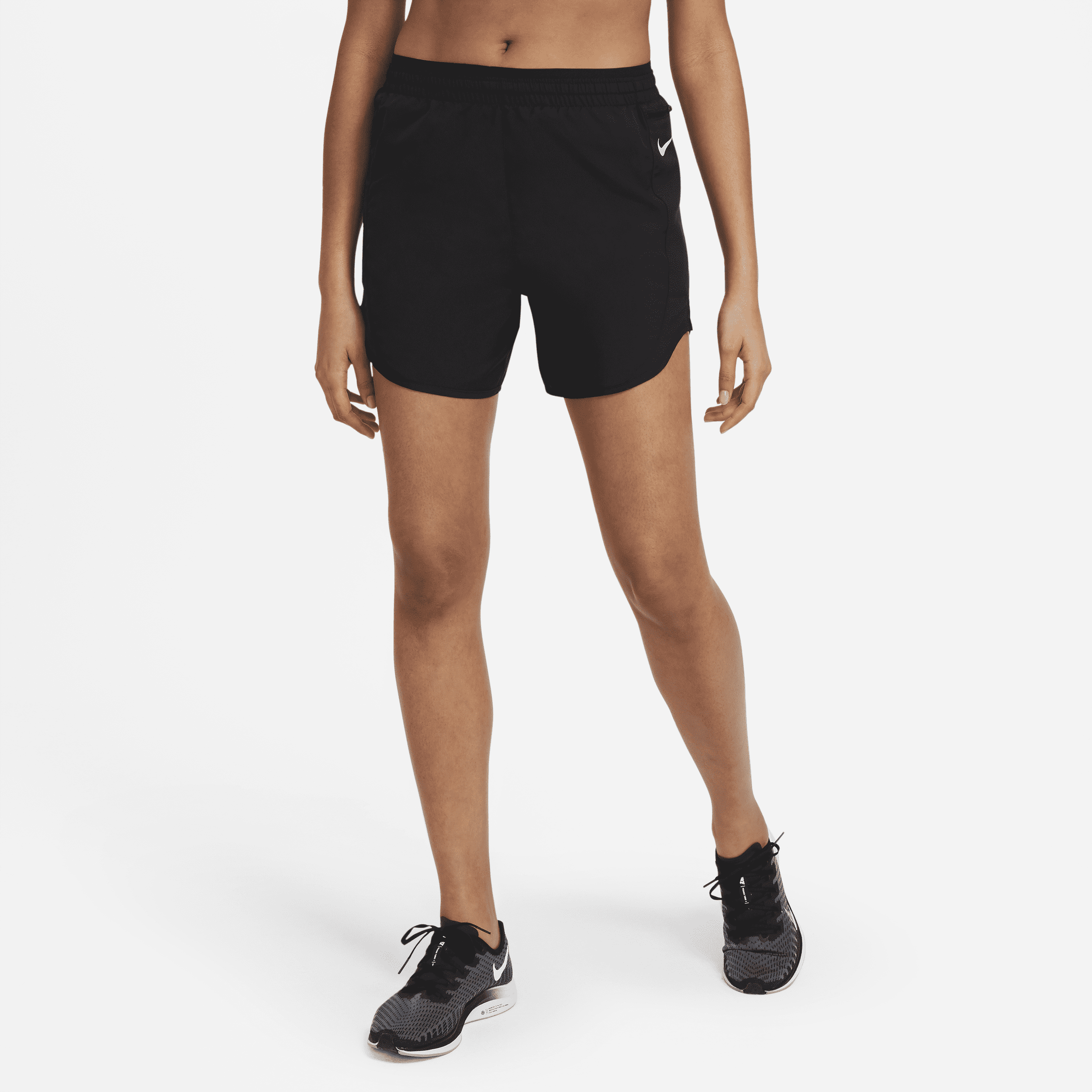 Nike Tempo Luxe Hardloopshorts voor dames - Zwart