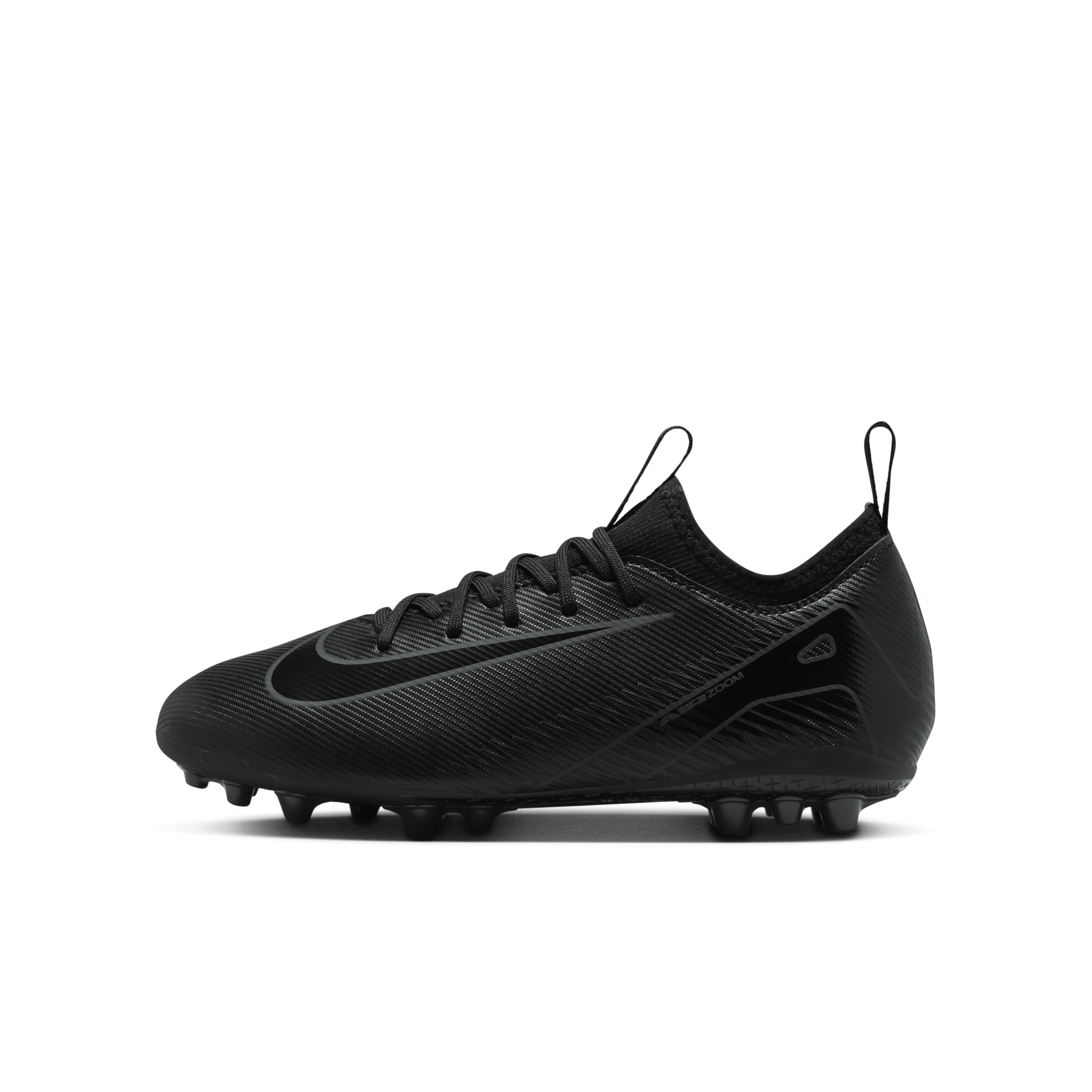 Nike Jr. Mercurial Vapor 16 Academy Botas de fútbol de perfil bajo para césped artificial - Niño/a y niño/a pequeño/a - Negro