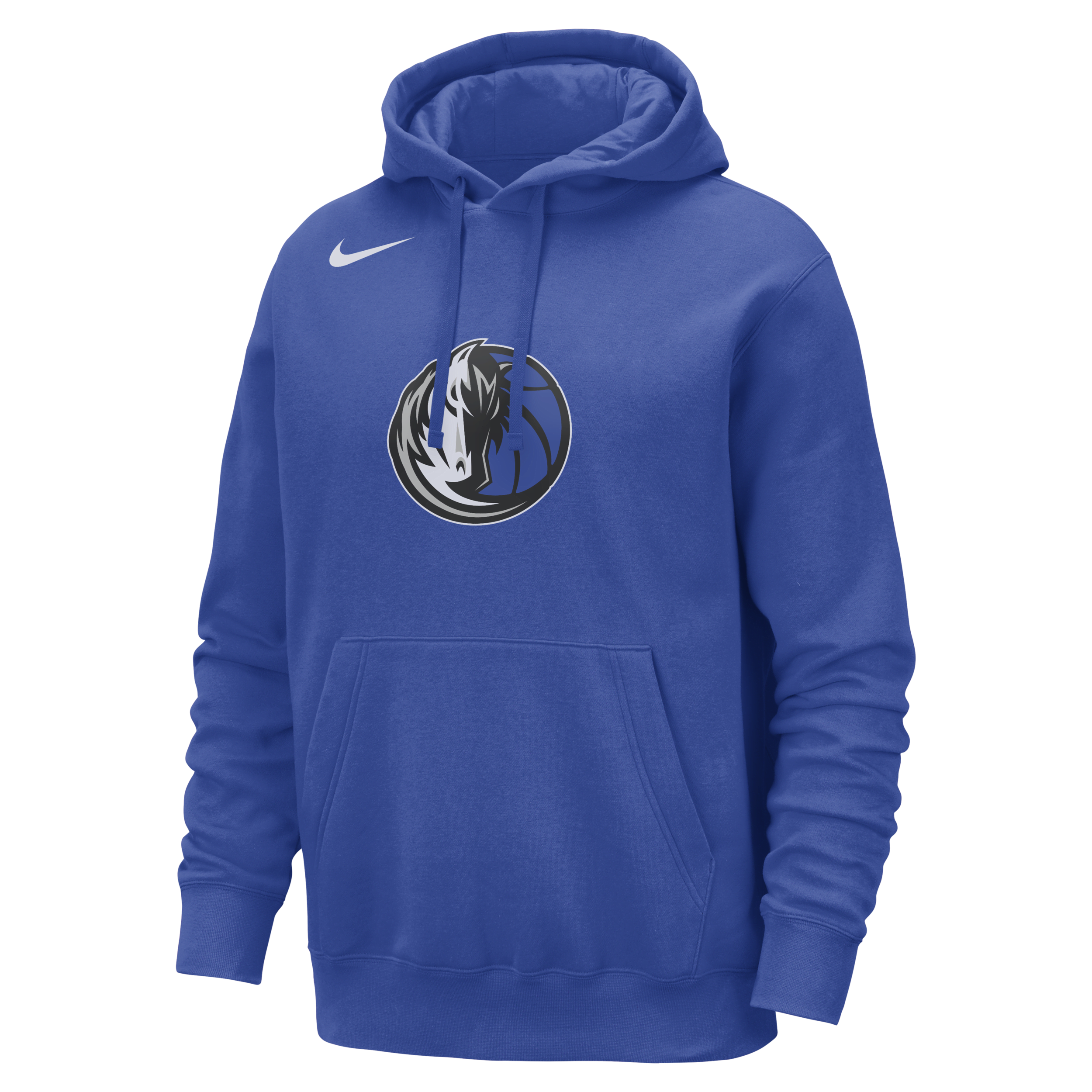 Dallas Mavericks Club Nike NBA-pullover-hættetrøje til mænd - blå