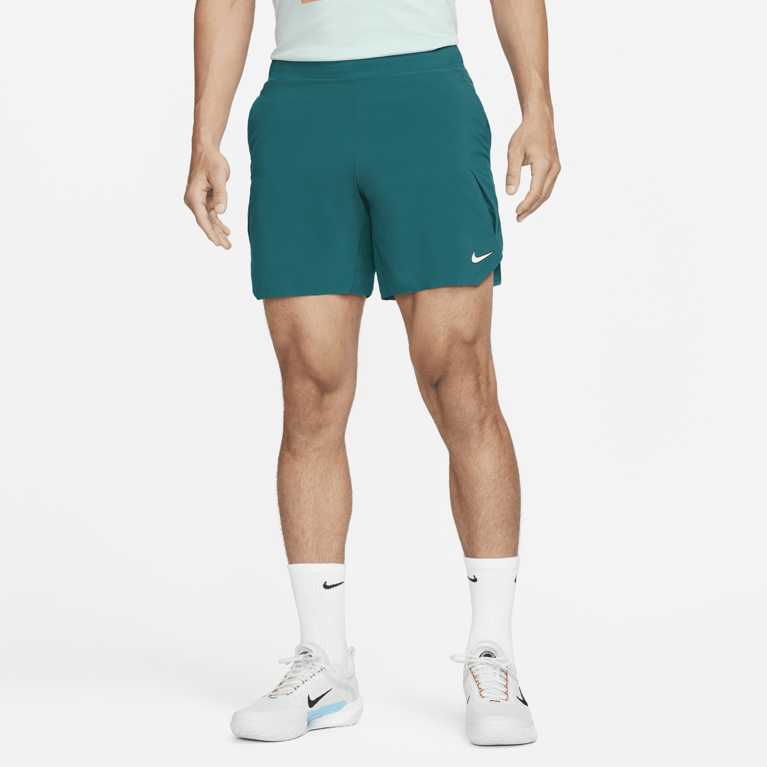 NikeCourt Dri-FIT Slam Tennisshorts voor heren - Groen