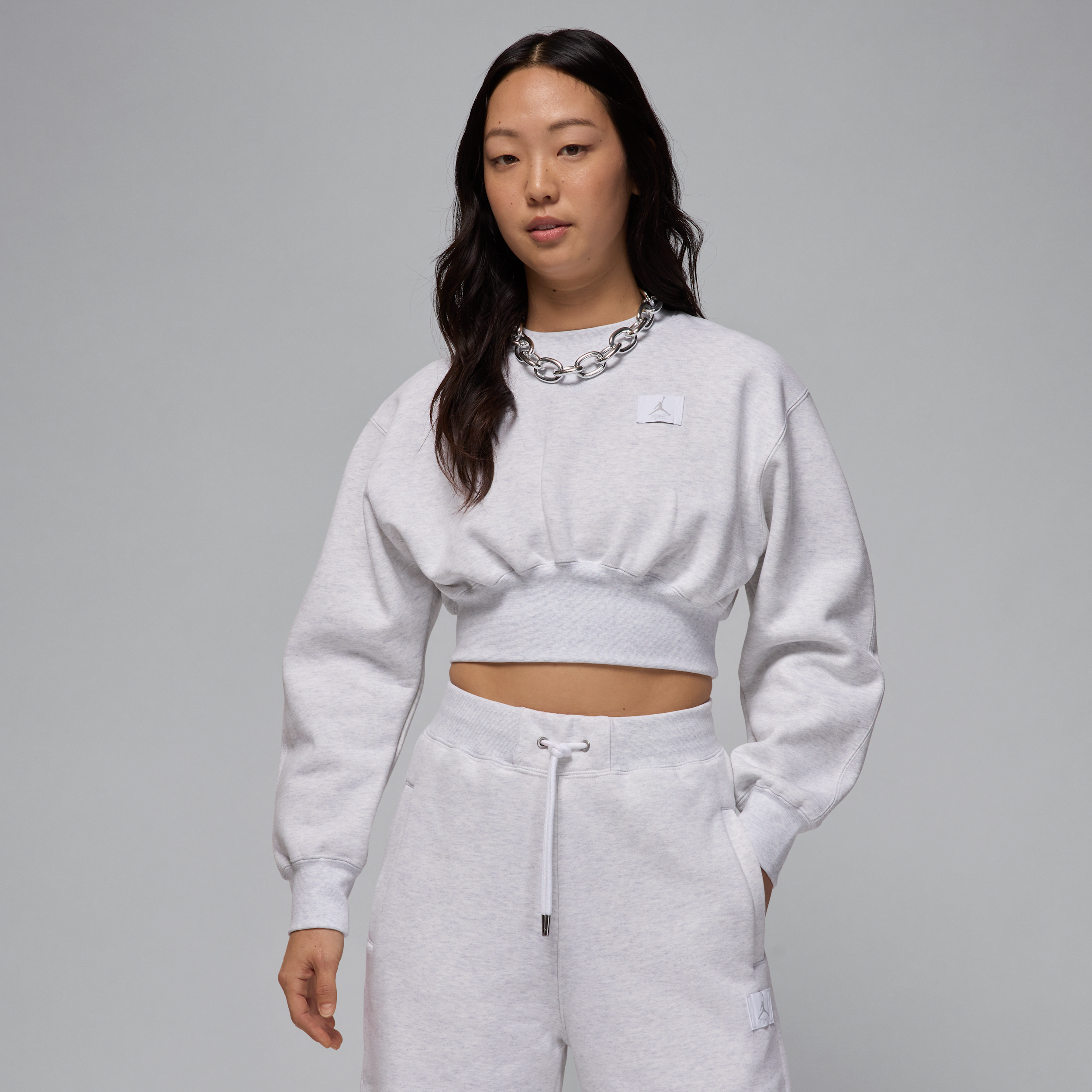 【ナイキ(NIKE)公式ストア】ジョーダン フライト フリース ウィメンズ クロップド スウェットシャツ FV7153-051 ブラウン 【ナイキ(NIKE)公式ストア】ジョーダン フライト フリース ウィメンズ クロップド スウェットシャツ FV7153-051 ブラウン