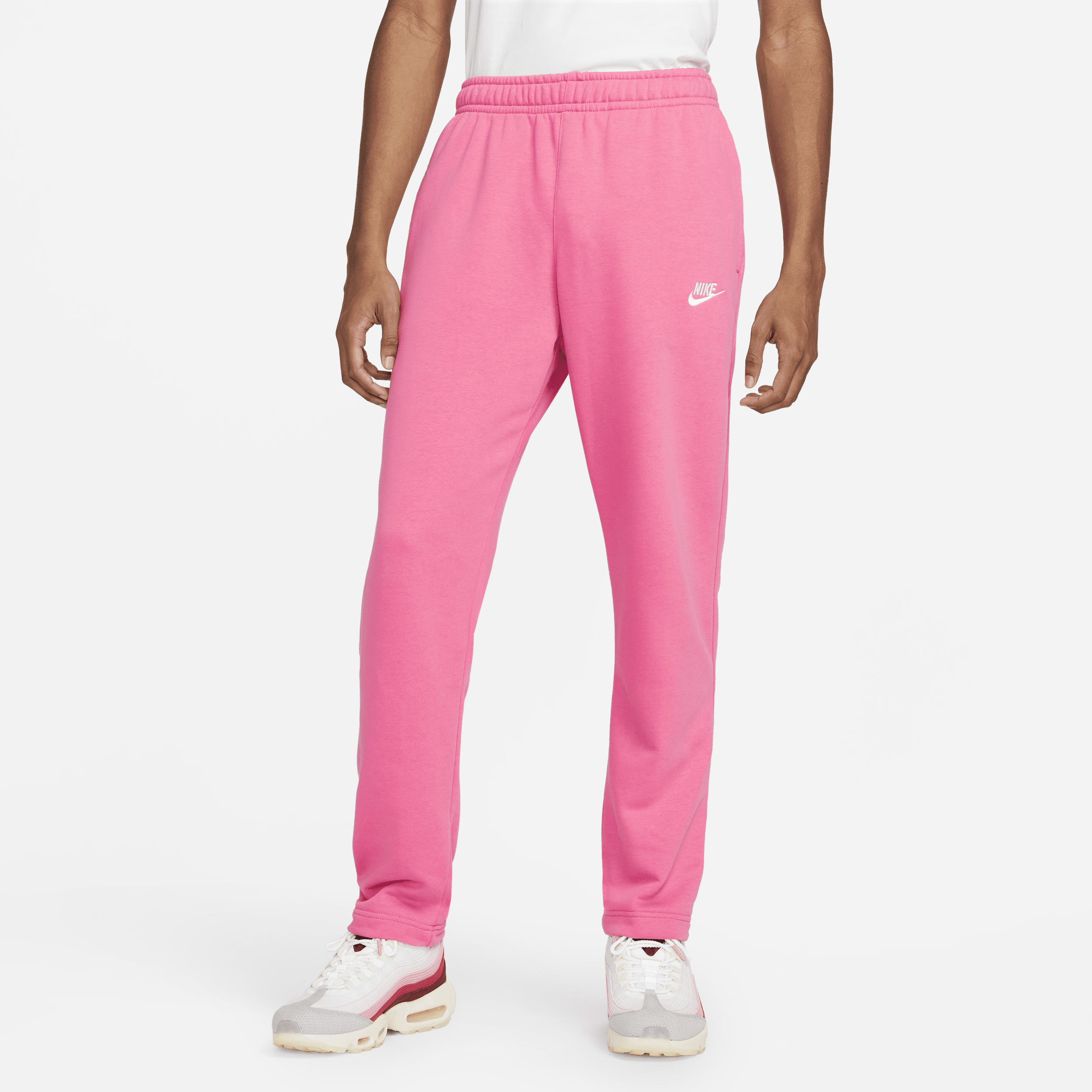 Mens pink best sale nike joggers