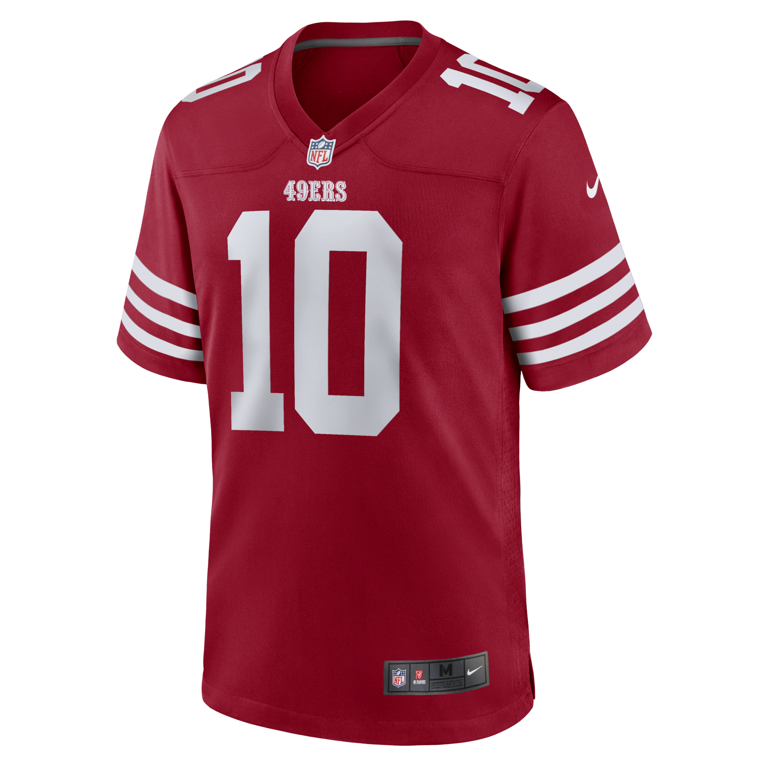 Nike Maglia da football americano San Francisco 49ers (Jimmy Garoppolo) NFL Game – Uomo - Rosso