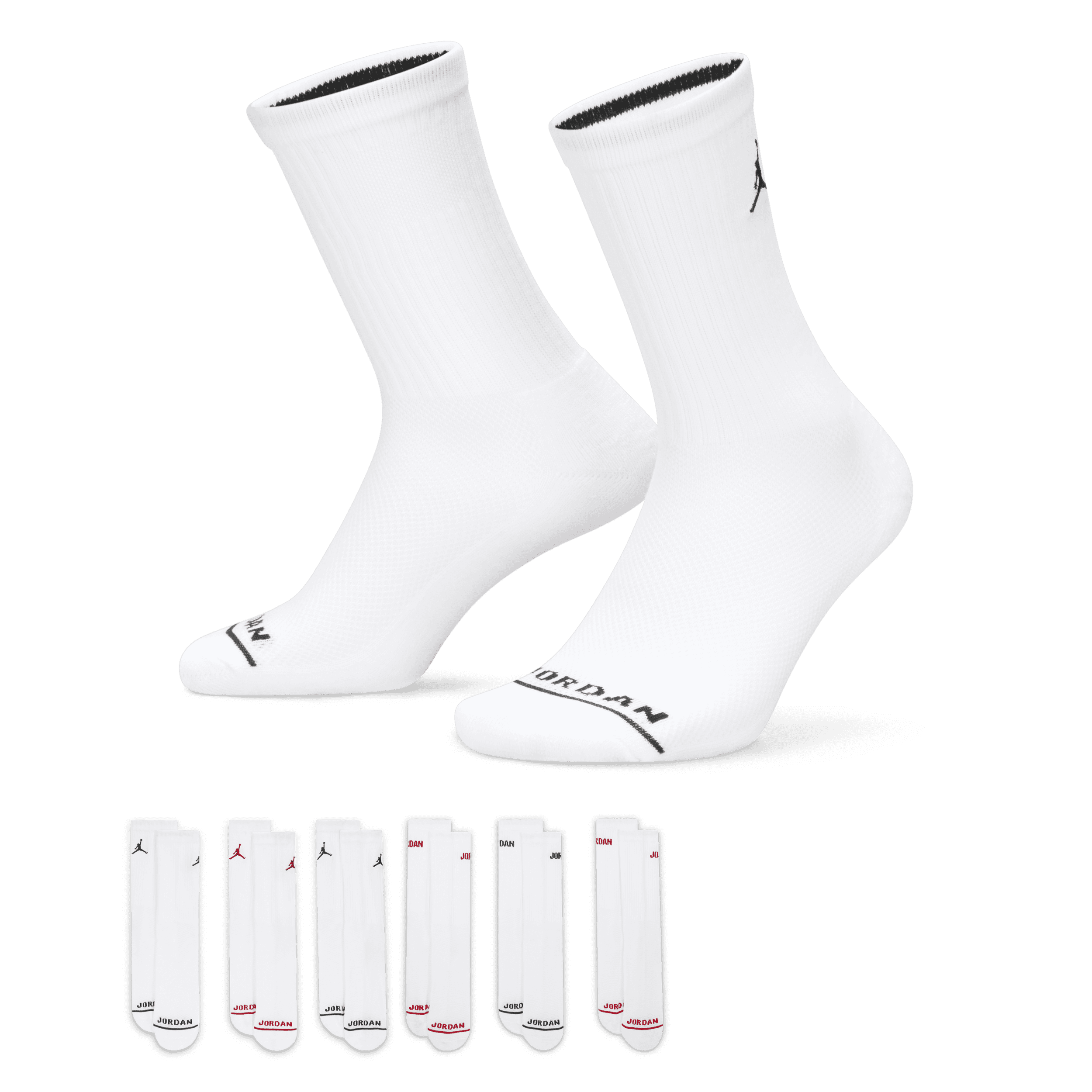 Nike Calze alla caviglia Jordan – Bambini (6 paia) - Bianco