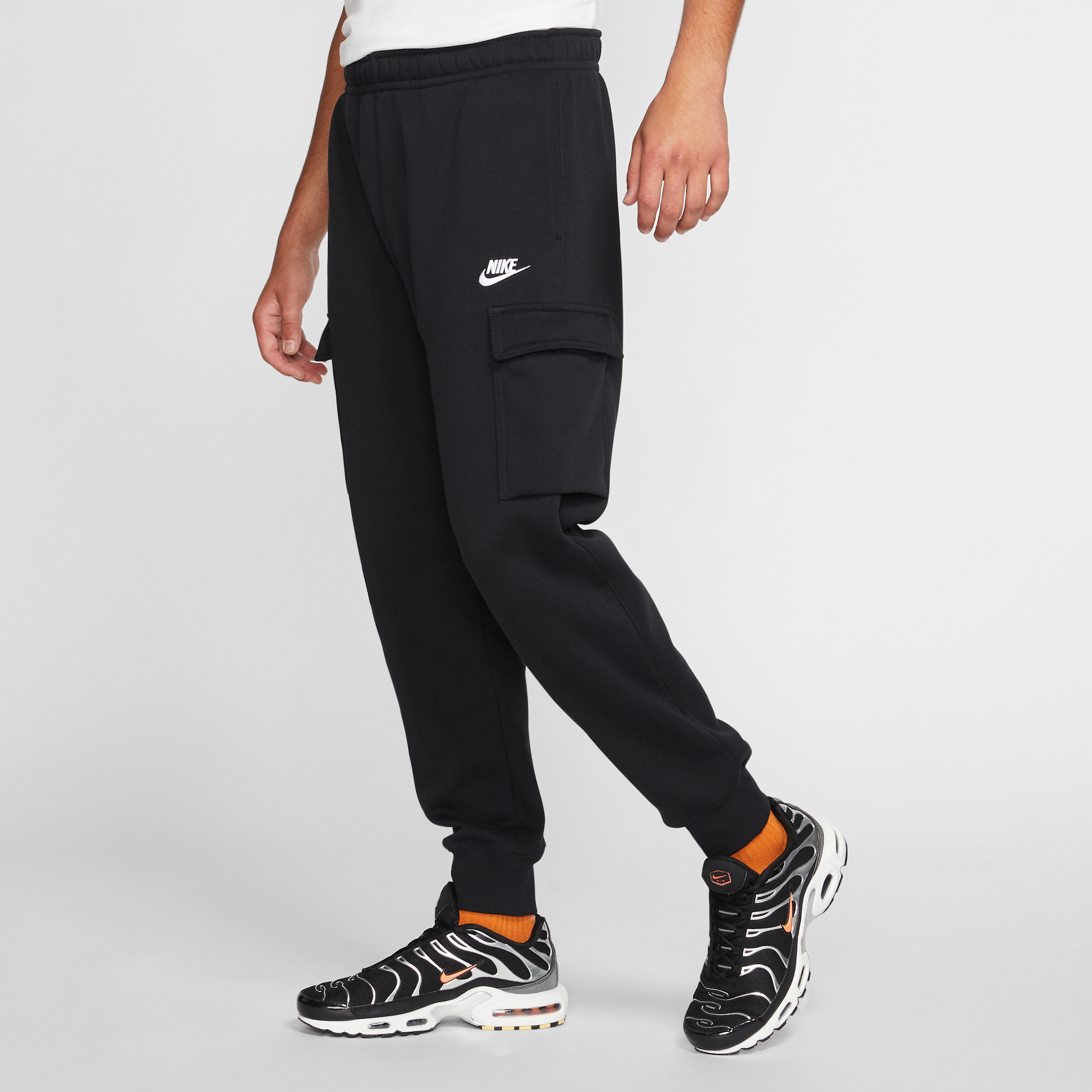 【ナイキ(NIKE)公式ストア】ナイキ スポーツウェア クラブ フリース メンズ カーゴ パンツ CD3130-010 ブラック 【ナイキ(NIKE)公式ストア】ナイキ スポーツウェア クラブ フリース メンズ カーゴ パンツ CD3130-010 ブラック