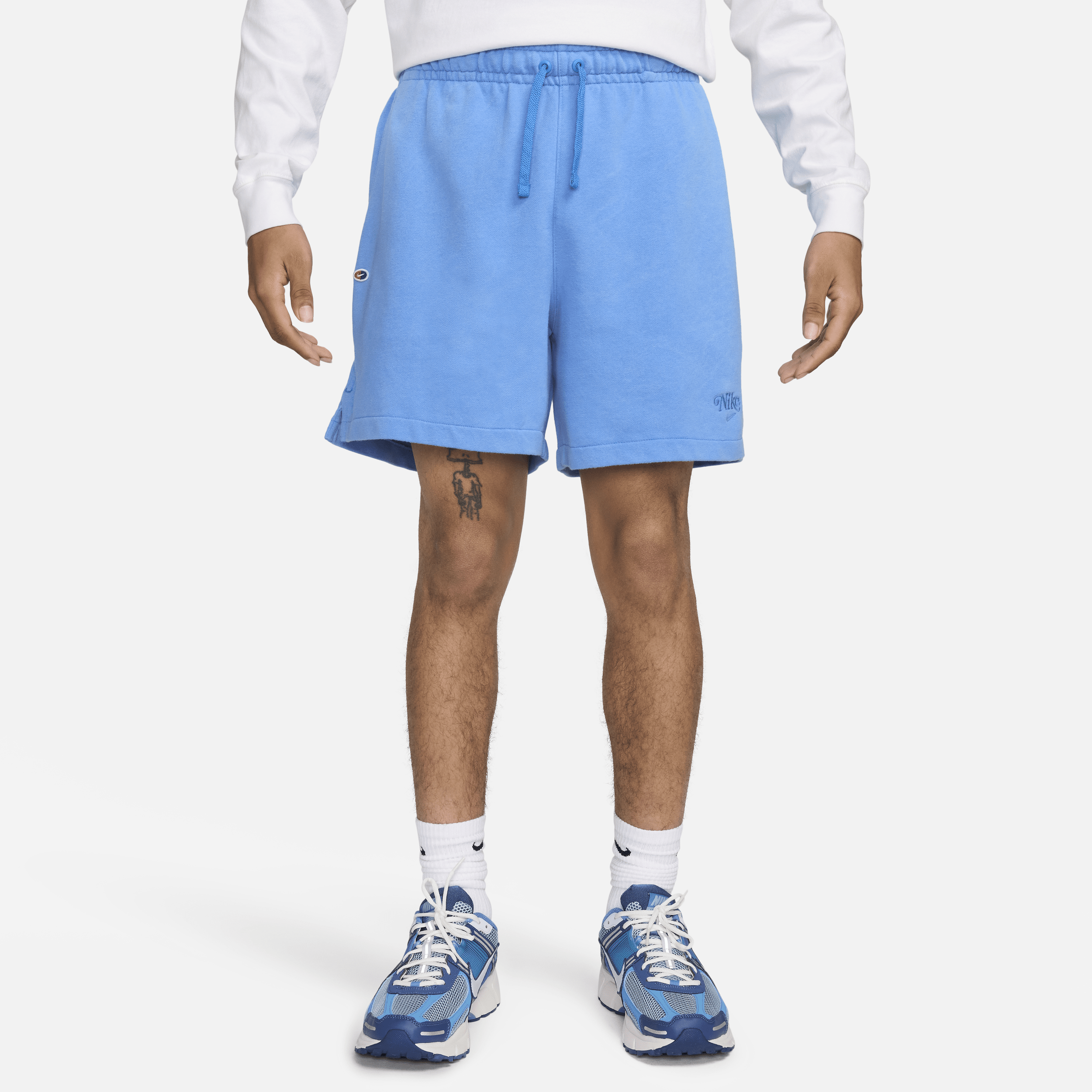 Shorts Flow in French Terry Nike Club Fleece – Uomo - Blu