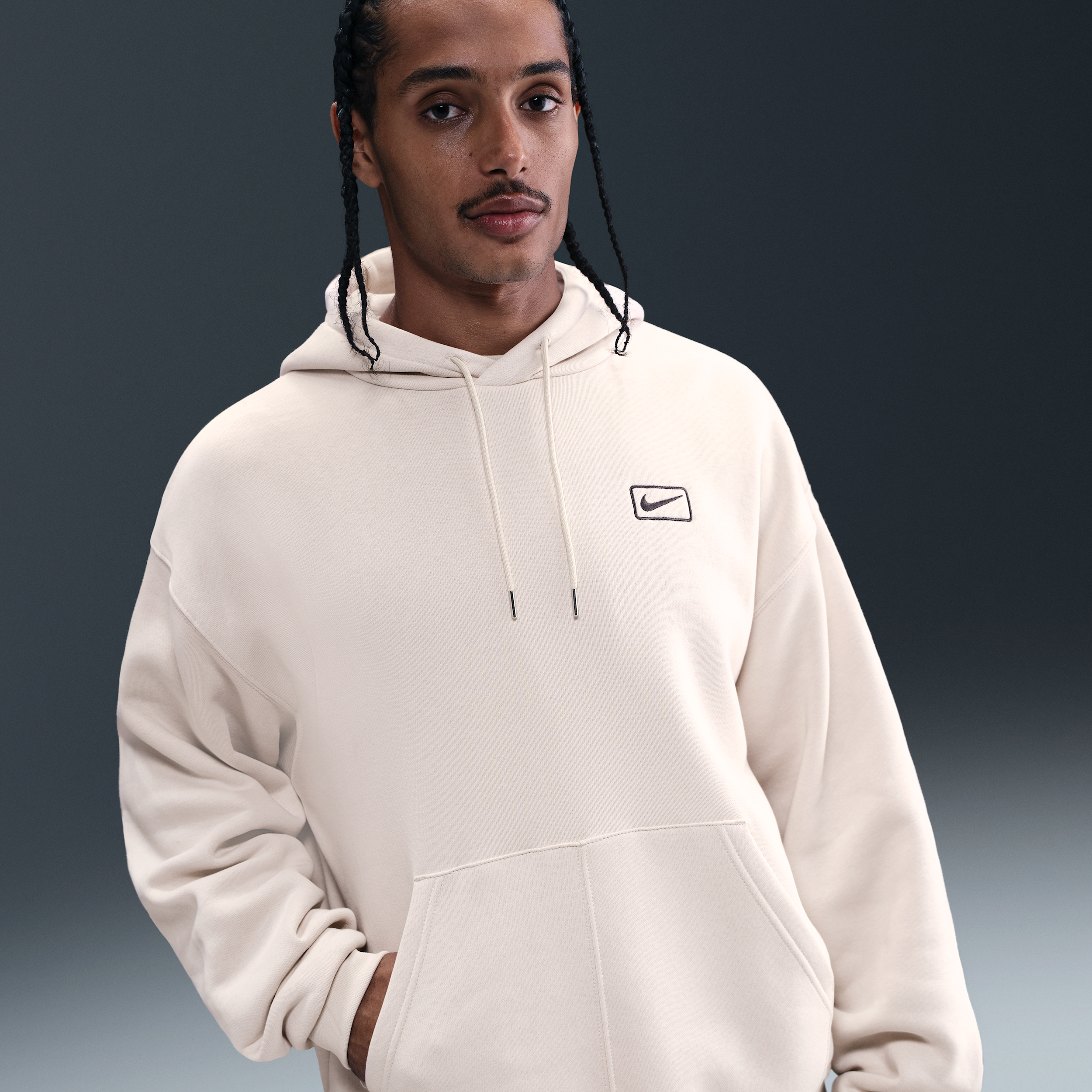 Nike Sudadera con capucha - Hombre - Marrón