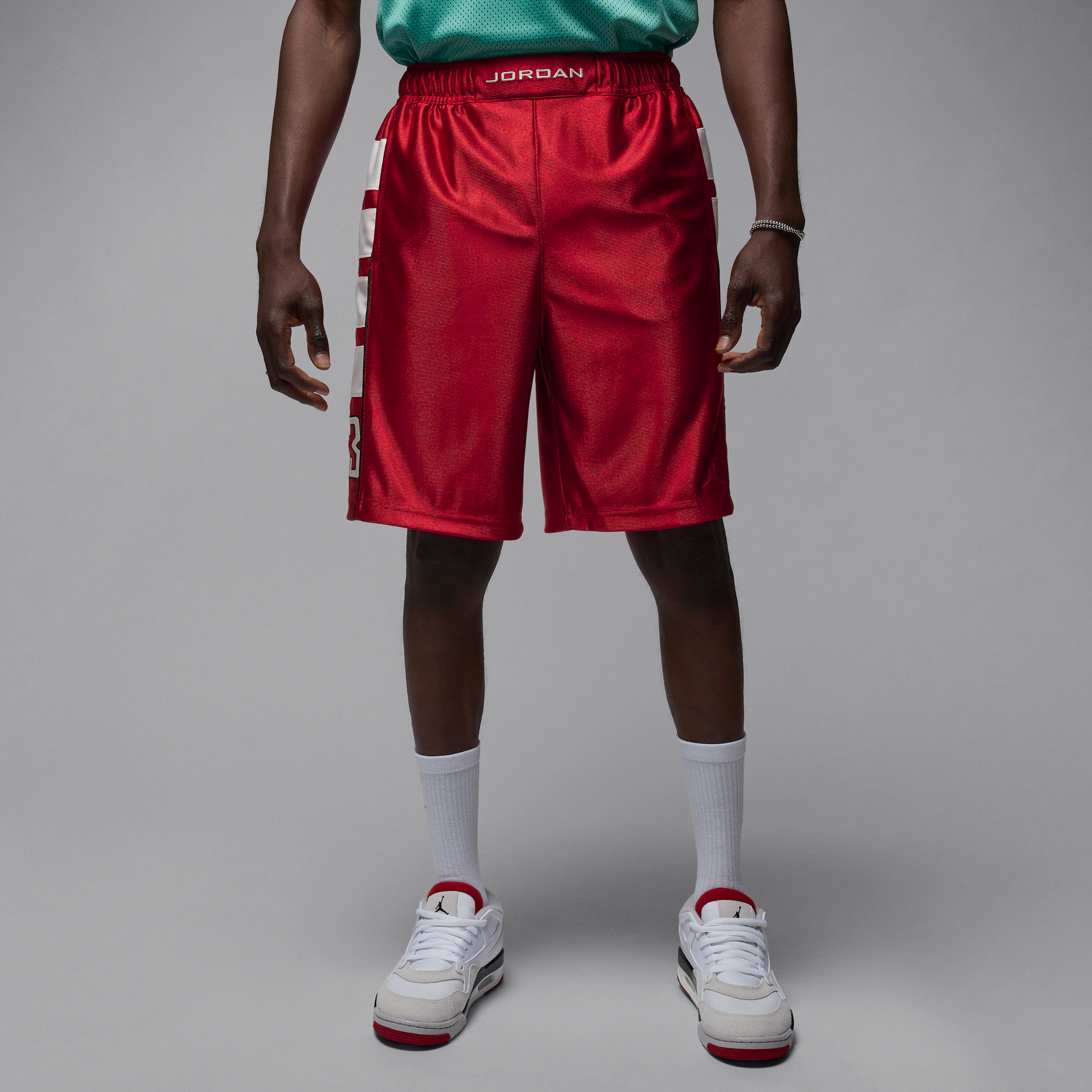 Nike Shorts Jordan Brooklyn Cat Scratch – Uomo - Rosso