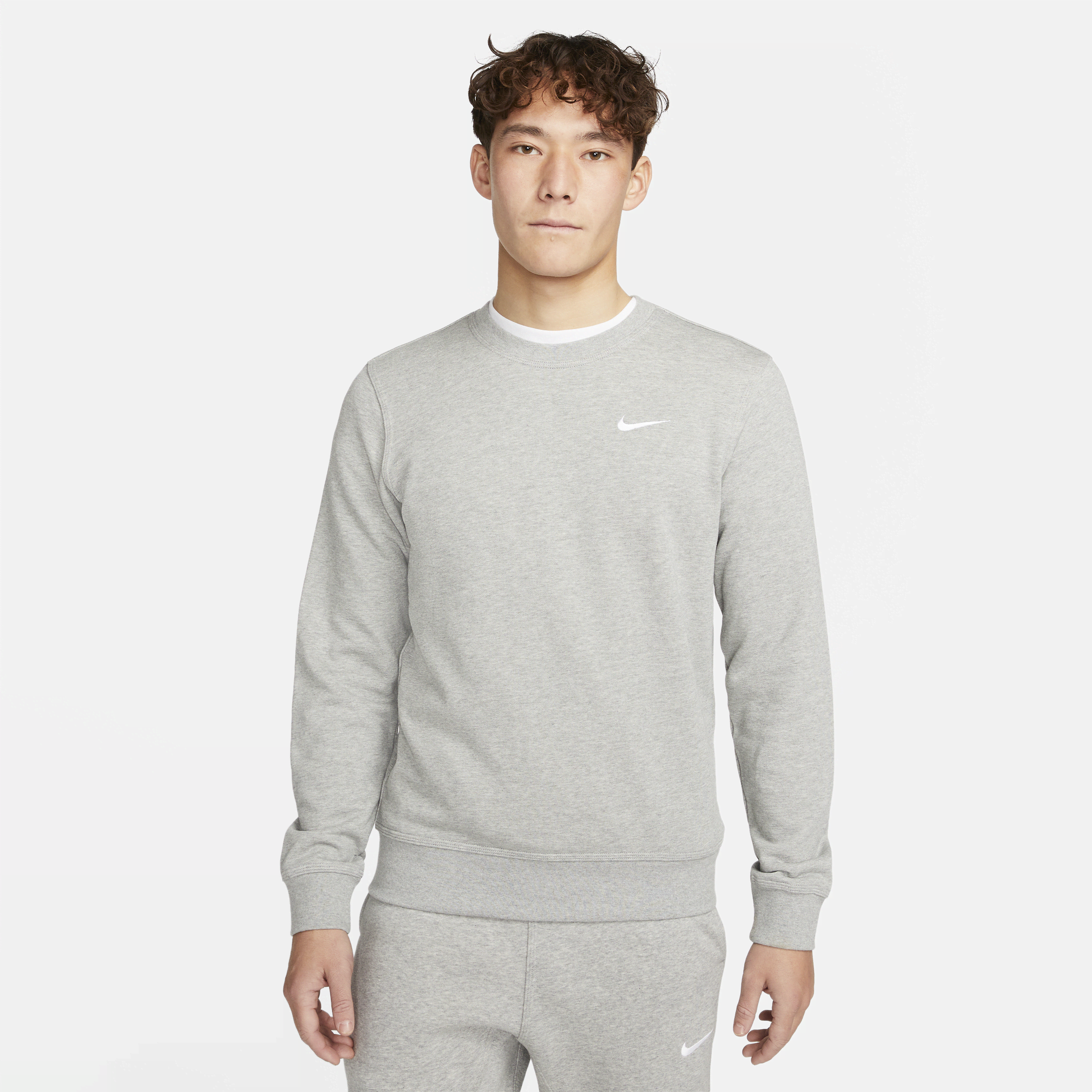 【ナイキ(NIKE)公式ストア】ナイキ クラブ フリース フレンチテリー クルー 637903-063 グレー 【ナイキ(NIKE)公式ストア】ナイキ クラブ フリース フレンチテリー クルー 637903-063 グレー