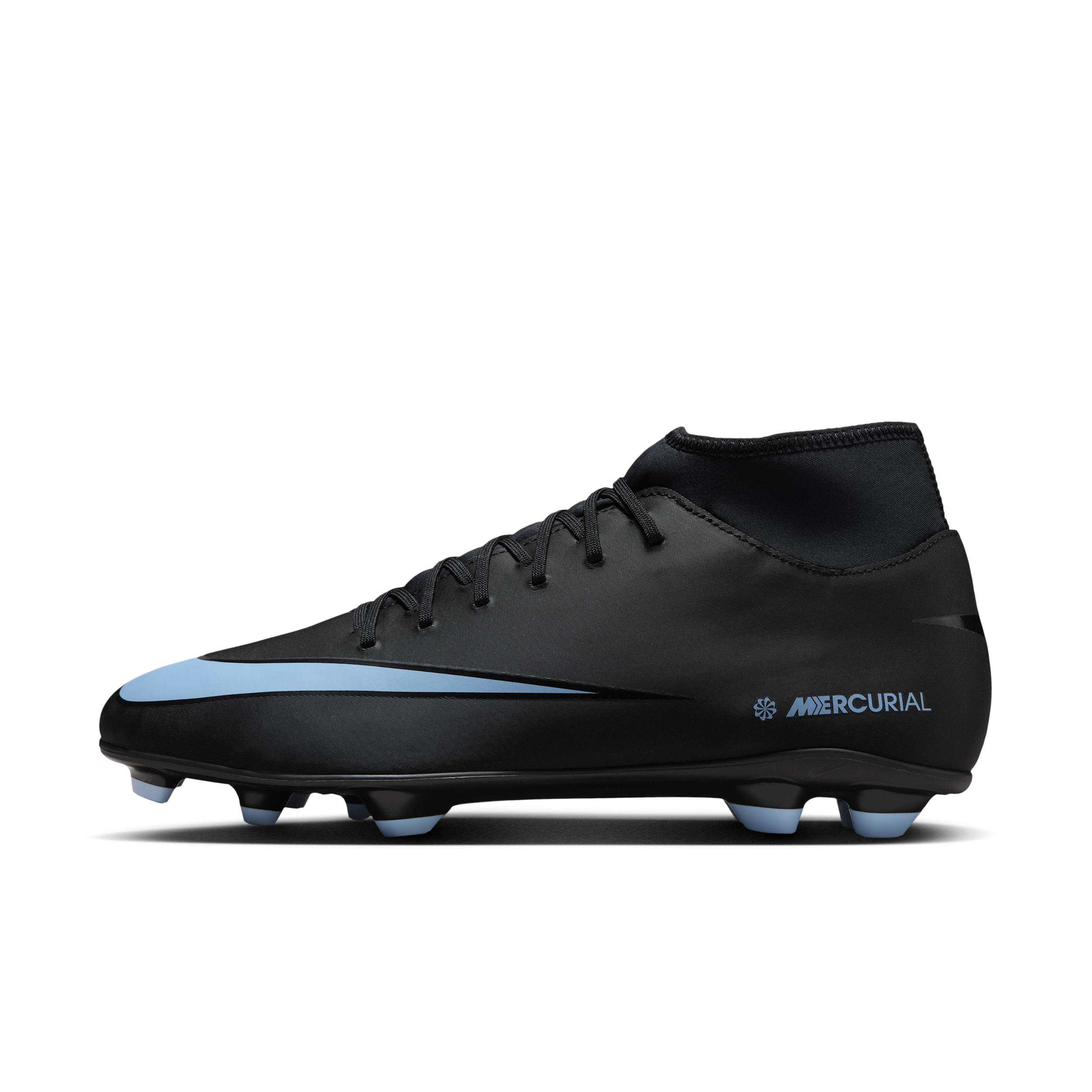 Scarpa da calcio multiterreno a taglio alto Nike Mercurial Superfly 10 Club - Nero