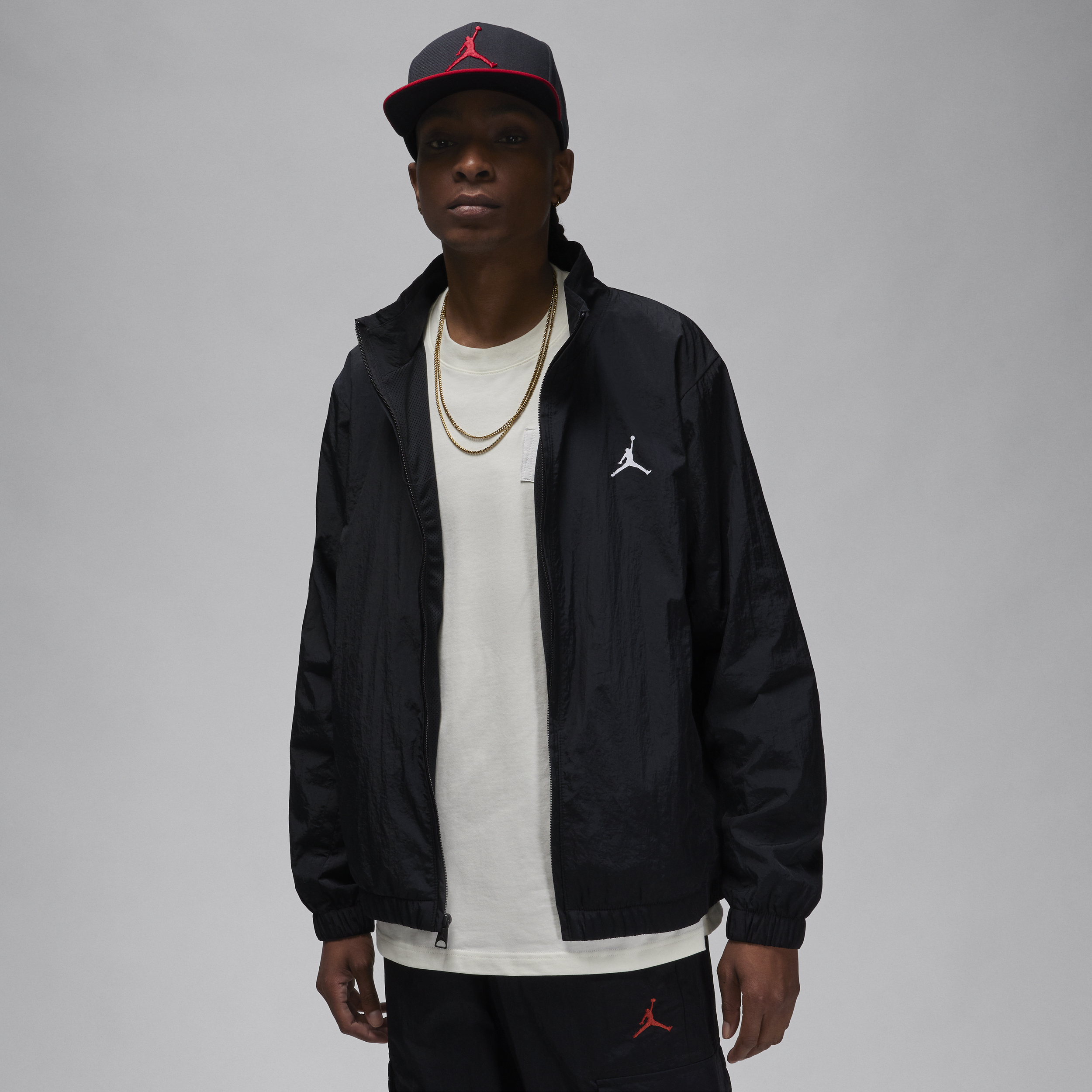 Nike Vævet Jordan Essentials-jakke til mænd - sort