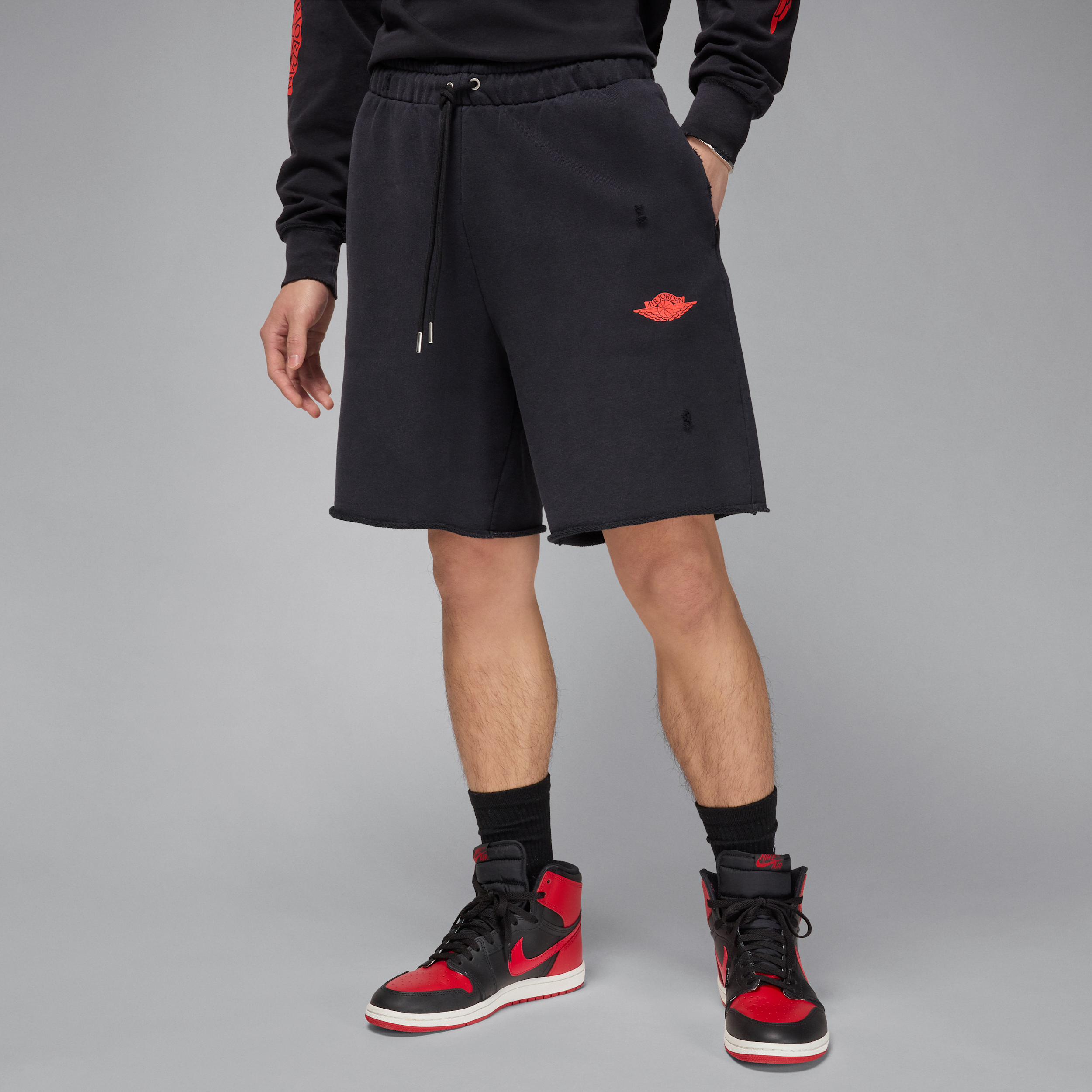 【ナイキ(NIKE)公式ストア】エア ジョーダン レア エア メンズ フレンチテリー ショートパンツ IF1411-010 ブラック 【ナイキ(NIKE)公式ストア】エア ジョーダン レア エア メンズ フレンチテリー ショートパンツ IF1411-010 ブラック