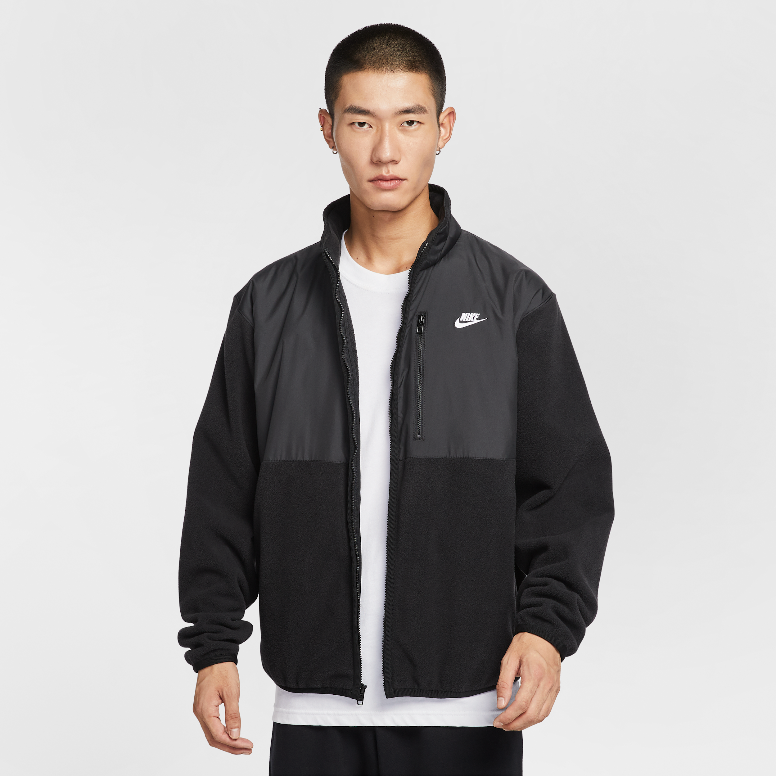 【ナイキ(NIKE)公式ストア】ナイキ スポーツウェア クラブ メンズ ウィンタライズドフルジップ ジャケット IM9453-010 ブラック 【ナイキ(NIKE)公式ストア】ナイキ スポーツウェア クラブ メンズ ウィンタライズドフルジップ ジャケット IM9453-010 ブラック