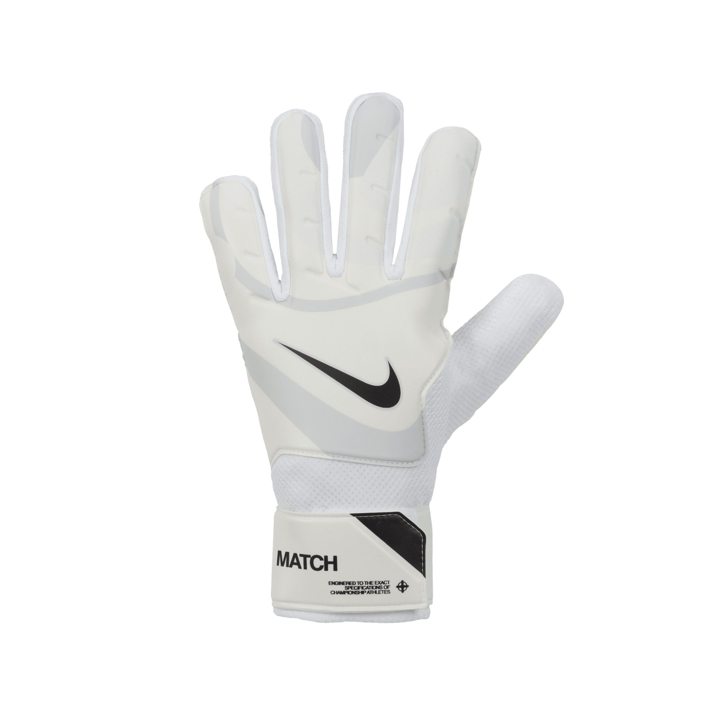 Nike Match Soccer Guantes de fútbol - Blanco