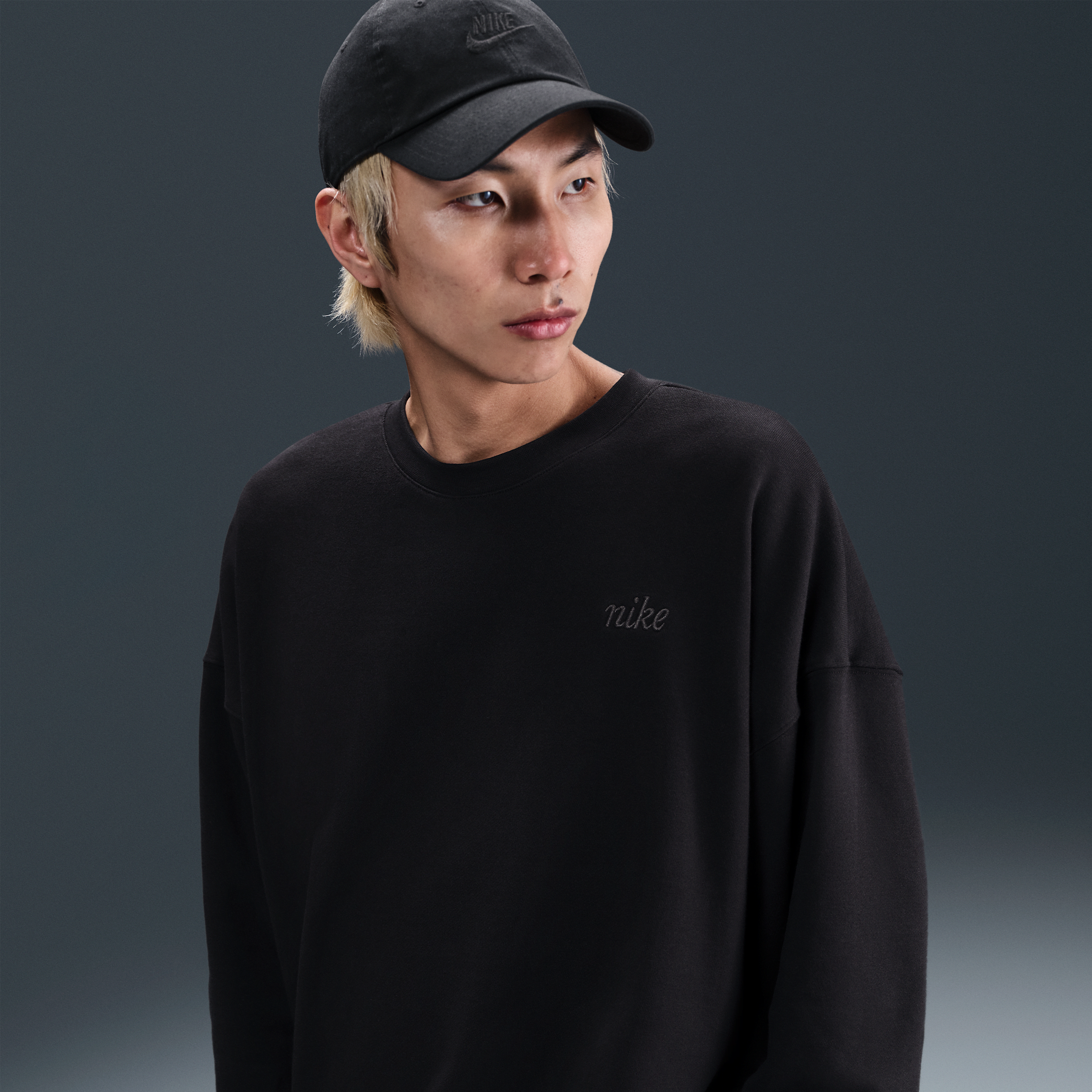 【ナイキ(NIKE)公式ストア】ナイキ クラブ メンズ オーバーサイズド クルー IB8360-010 ブラック 【ナイキ(NIKE)公式ストア】ナイキ クラブ メンズ オーバーサイズド クルー IB8360-010 ブラック