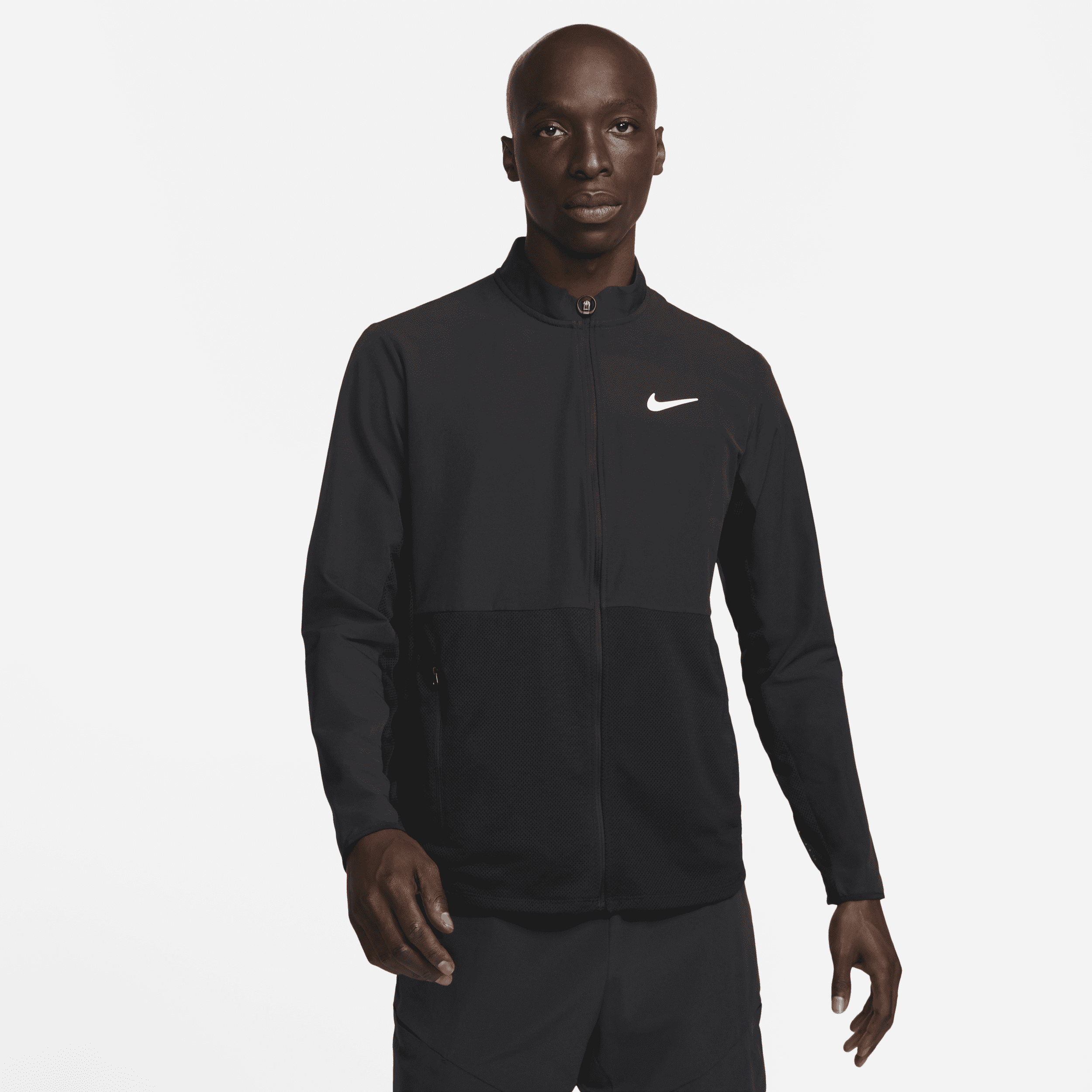 NikeCourt Advantage Tennisjack voor heren - Zwart