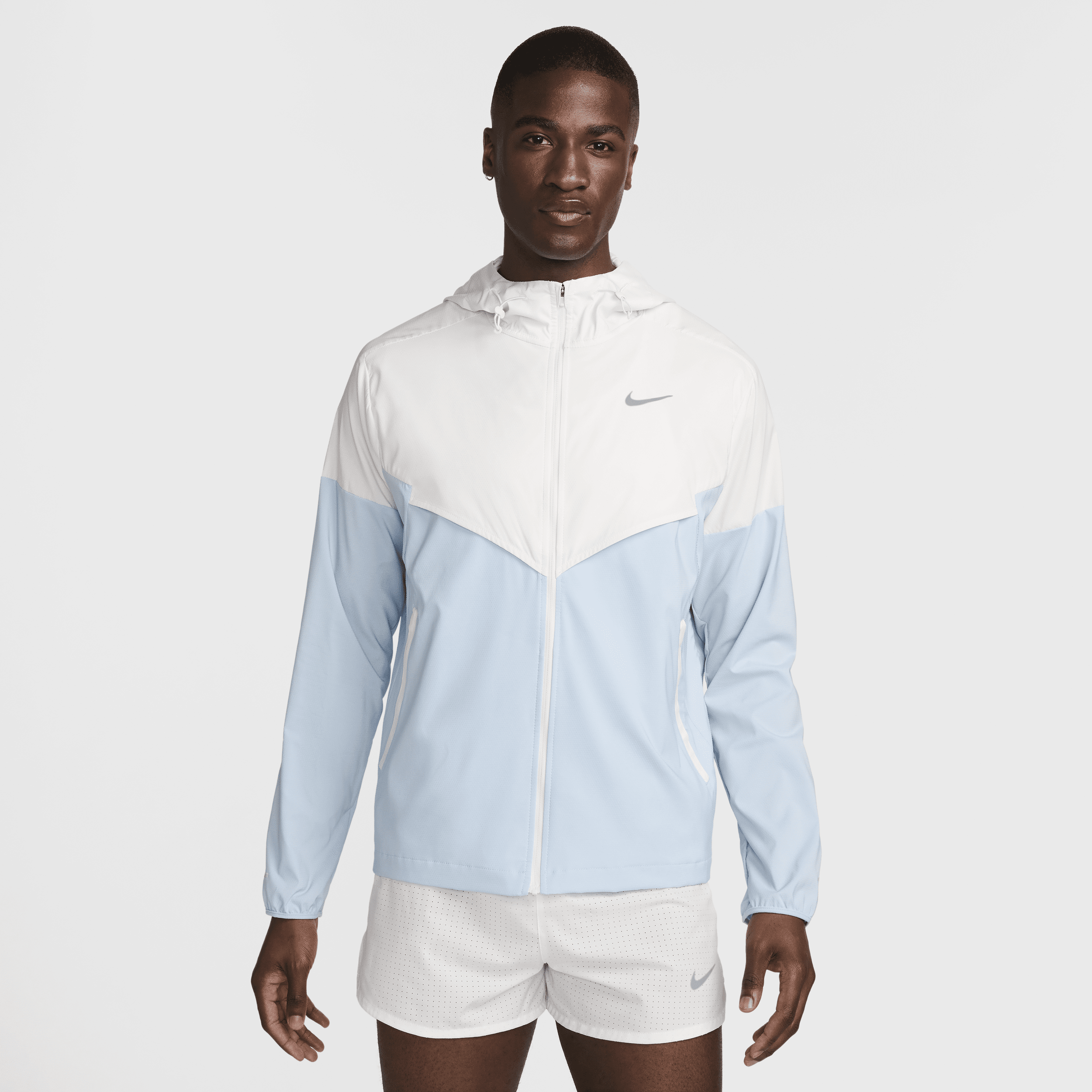 Nike Windrunner Repel-løbejakke til mænd - grå