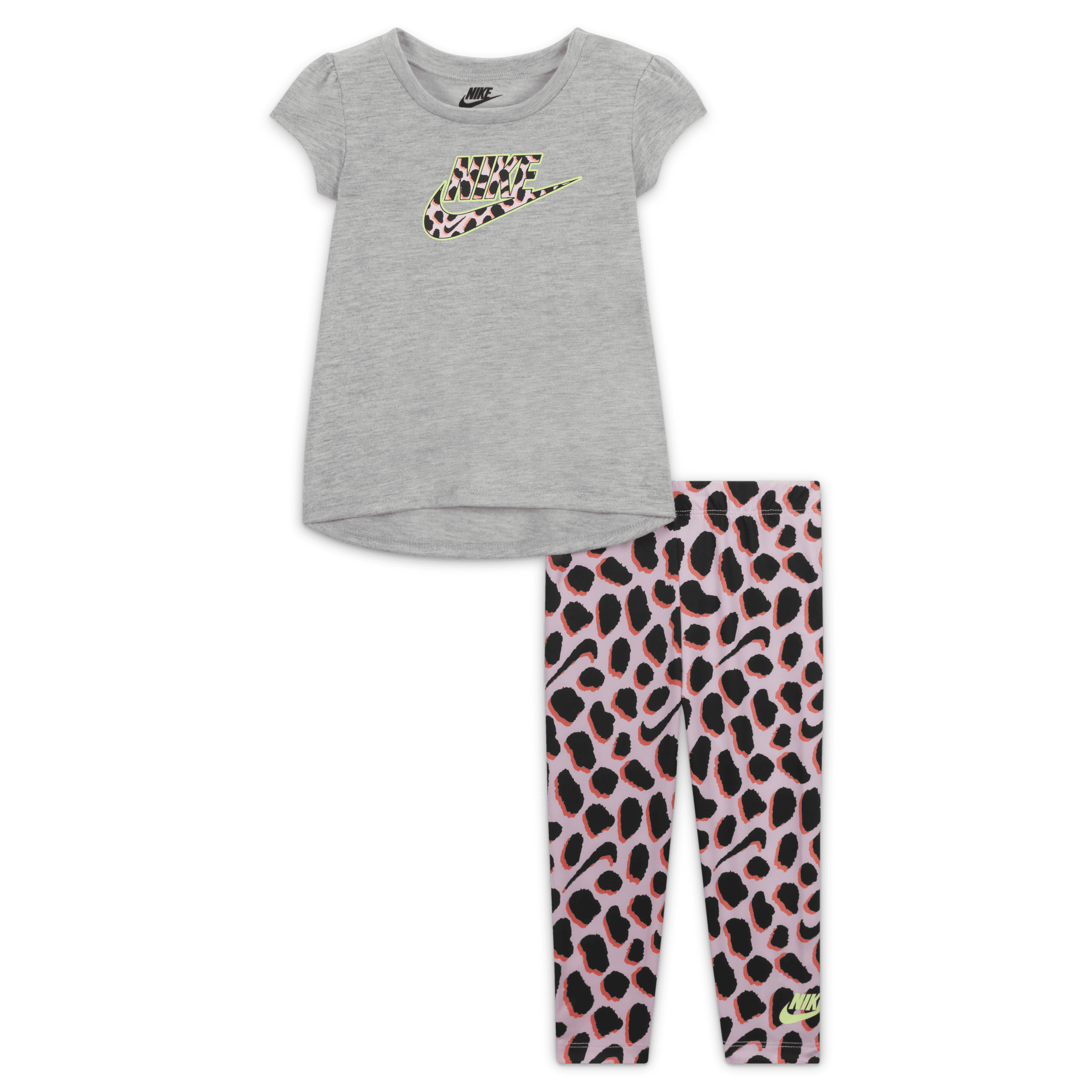 Nike Set met T-shirt en legging voor baby's (12-24 maanden) - Roze