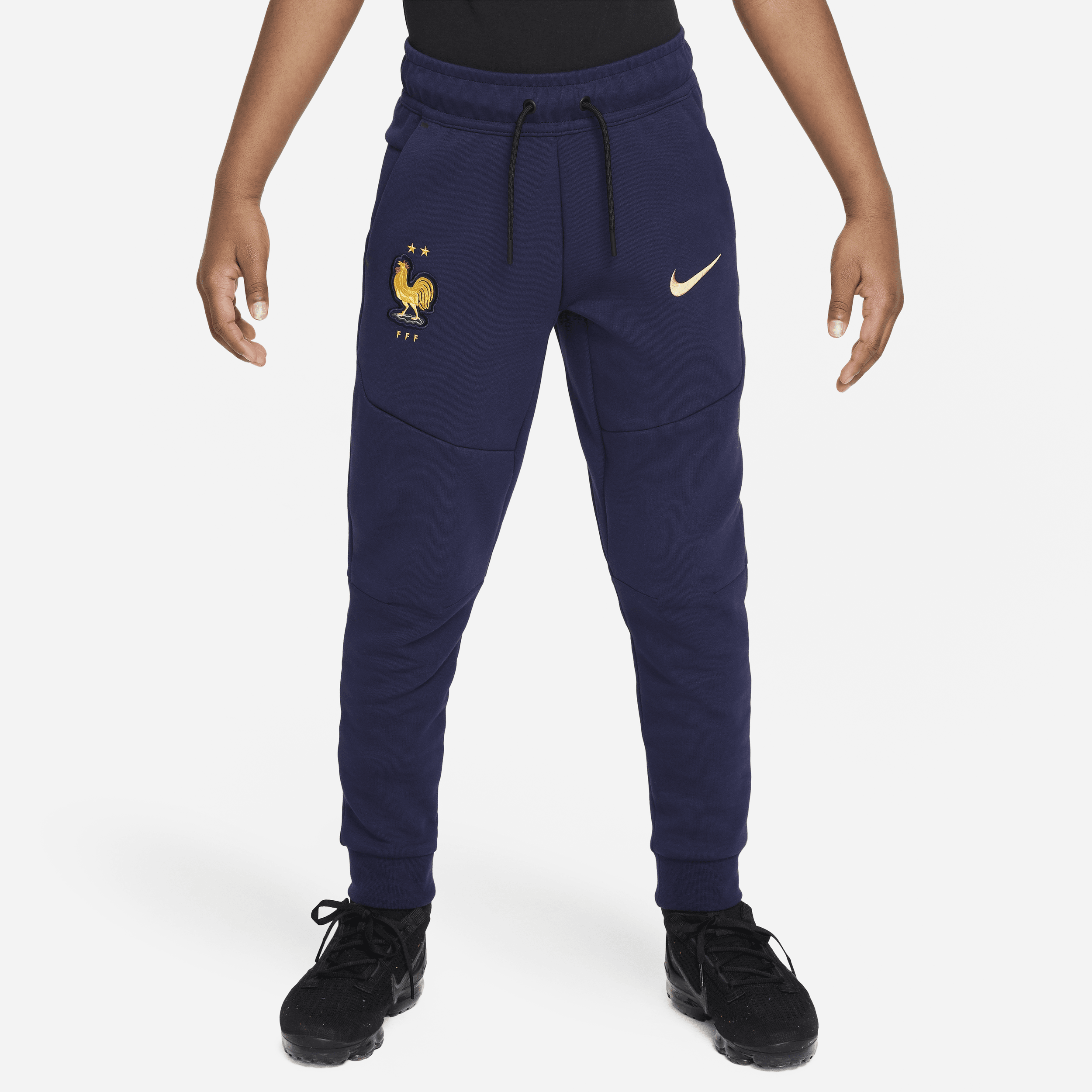 FFF Tech Fleece Nike Football-bukser til større børn (drenge) - blå