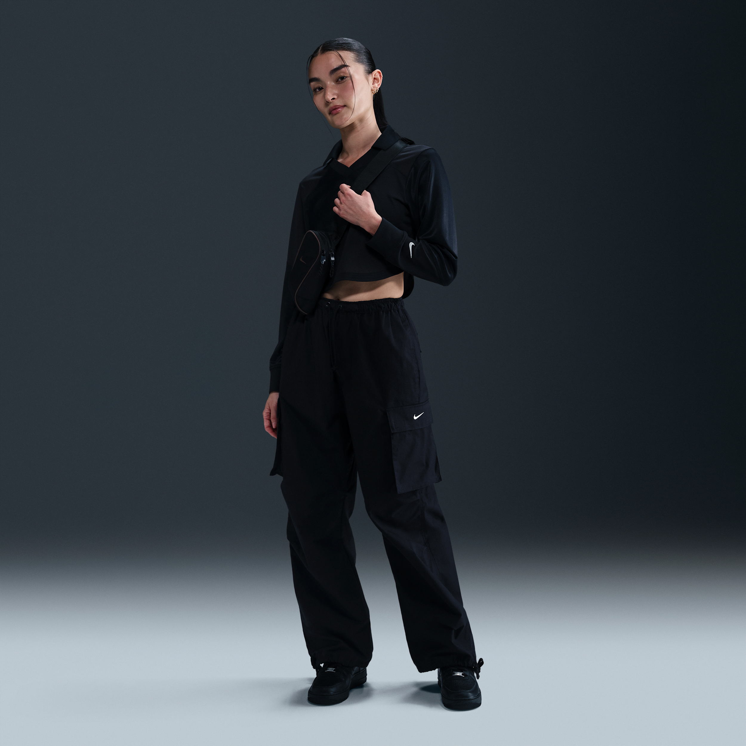 【ナイキ(NIKE)公式ストア】ナイキ スポーツウェア ウィメンズ ミッドライズ オーバーサイズド カーゴ パンツ IB1059-010 ブラック 【ナイキ(NIKE)公式ストア】ナイキ スポーツウェア ウィメンズ ミッドライズ オーバーサイズド カーゴ パンツ IB1059-010 ブラック