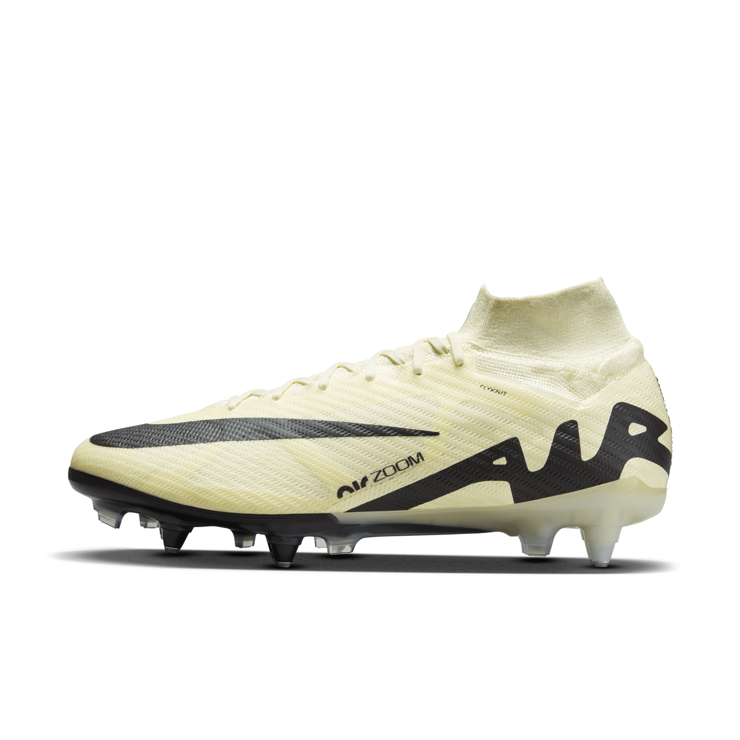 Nike Mercurial Superfly 9 Elite-fodboldstøvler (high-top) til blødt underlag - gul