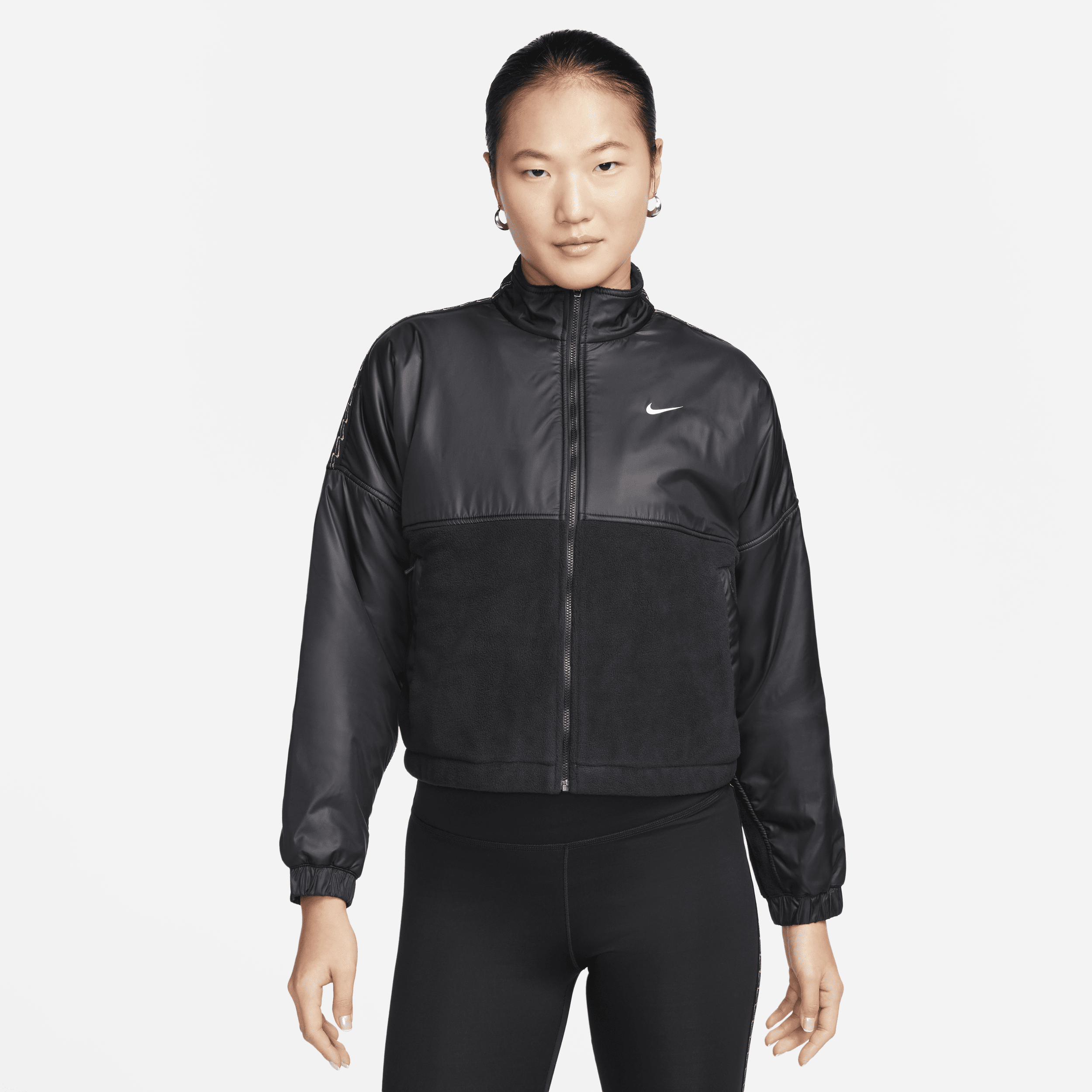 【ナイキ(NIKE)公式ストア】ナイキ Therma-FIT ワン ウィメンズ フリース フルジップ ジャケット FB5671-010 ブラック 【ナイキ(NIKE)公式ストア】ナイキ Therma-FIT ワン ウィメンズ フリース フルジップ ジャケット FB5671-010 ブラック