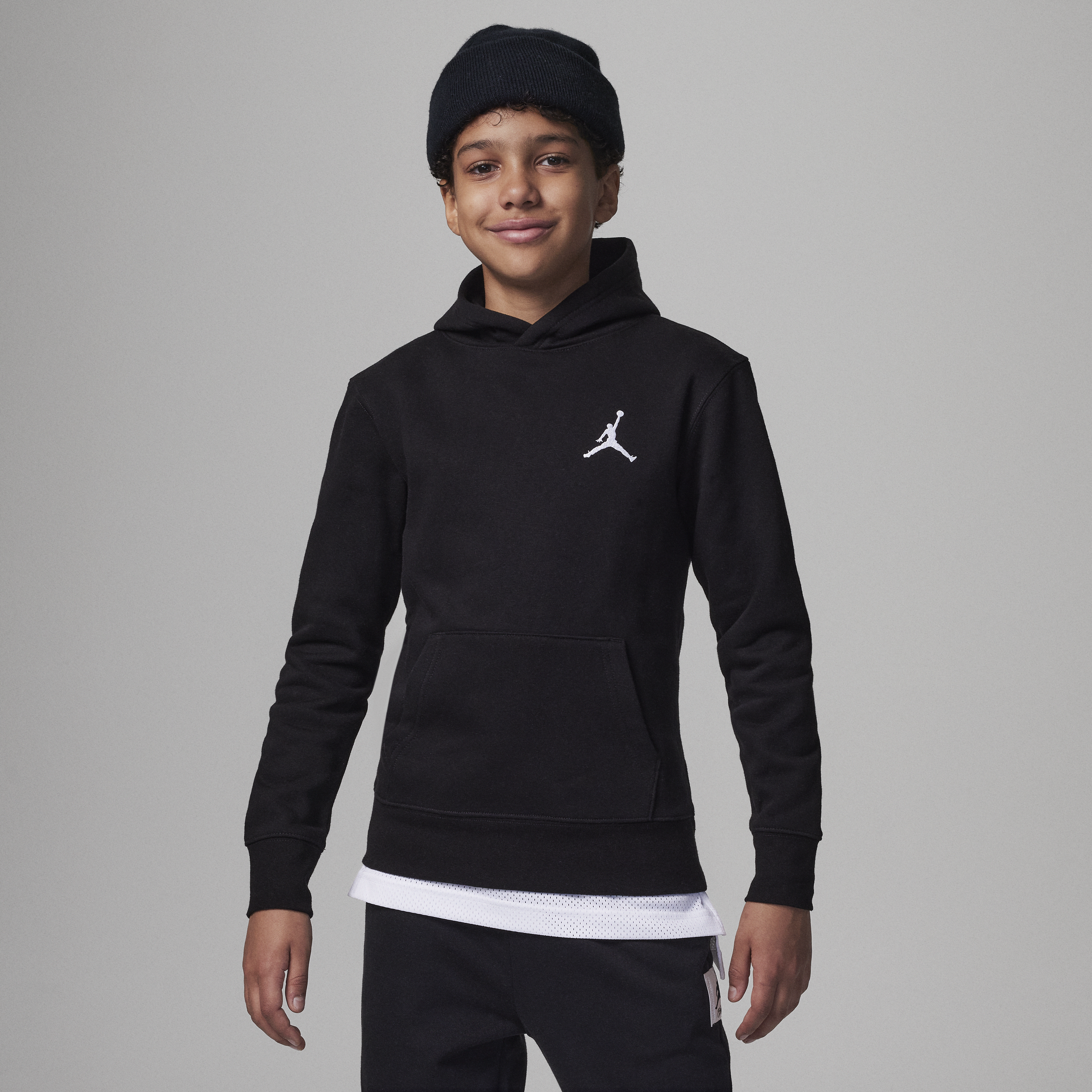 Nike Felpa con cappuccio Jordan MJ Essentials Pullover Hoodie – Ragazzi - Nero