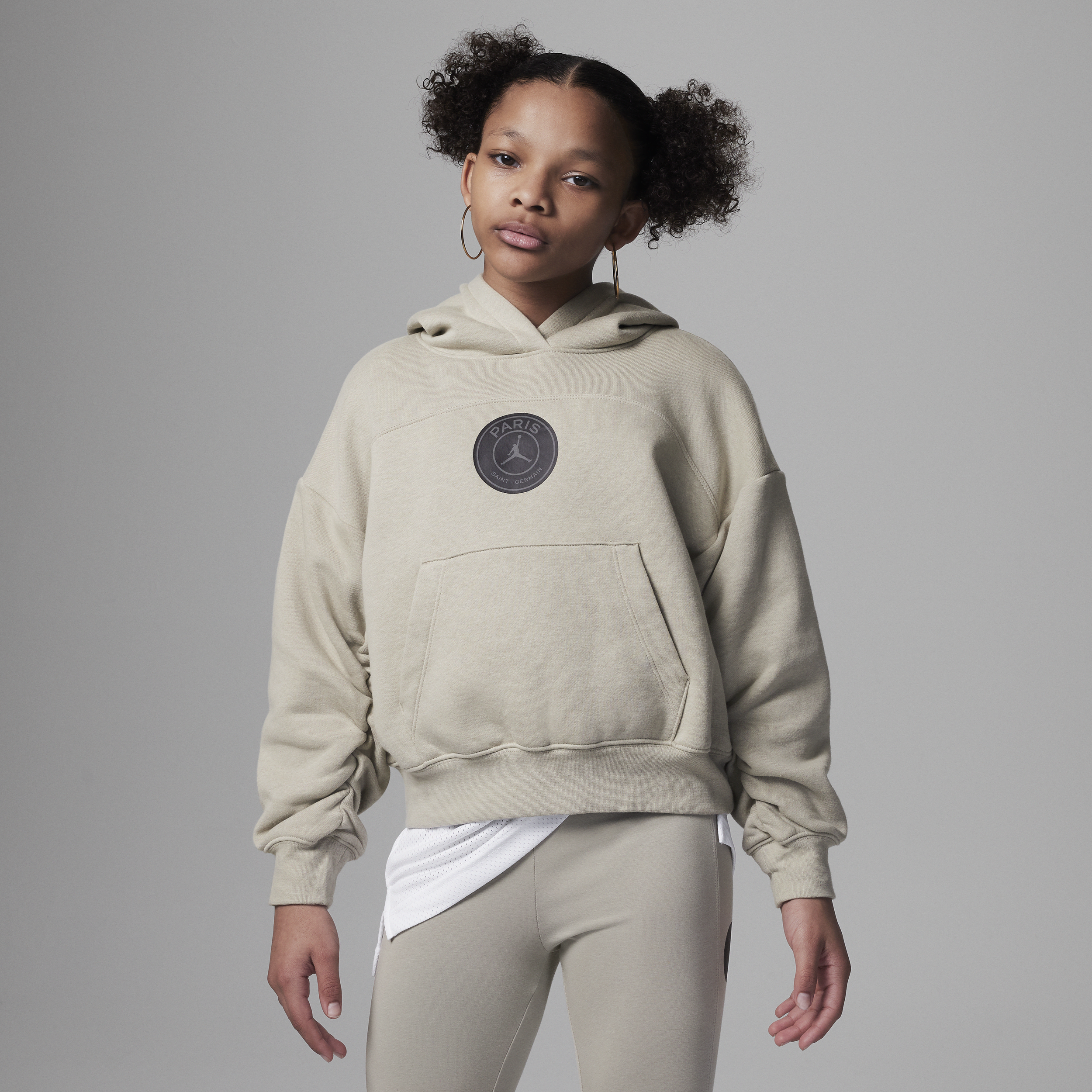 Jordan Paris Saint-Germain Pullover Hoodie hoodie voor kids - Bruin