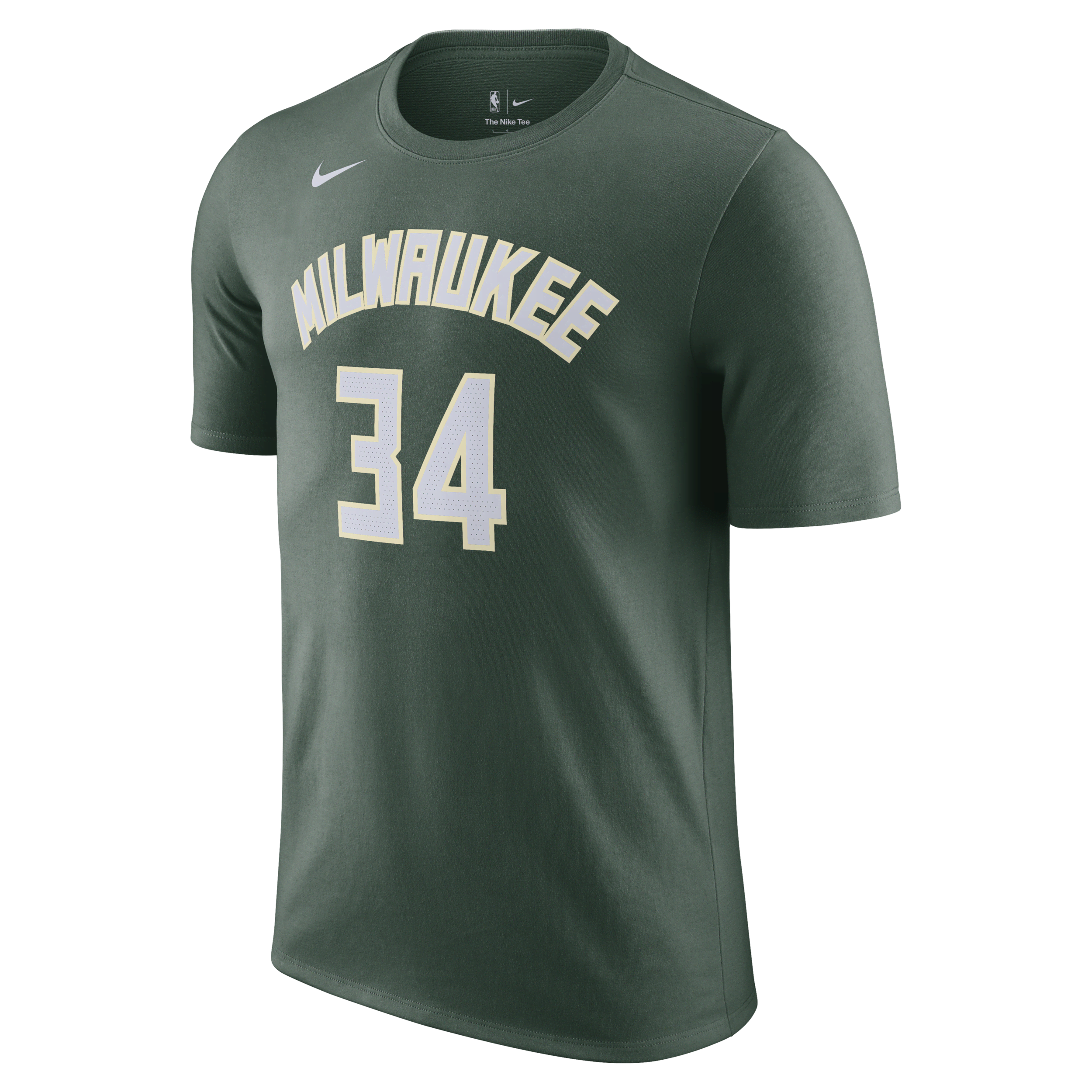 Milwaukee Bucks Nike NBA-T-shirt til mænd - grøn
