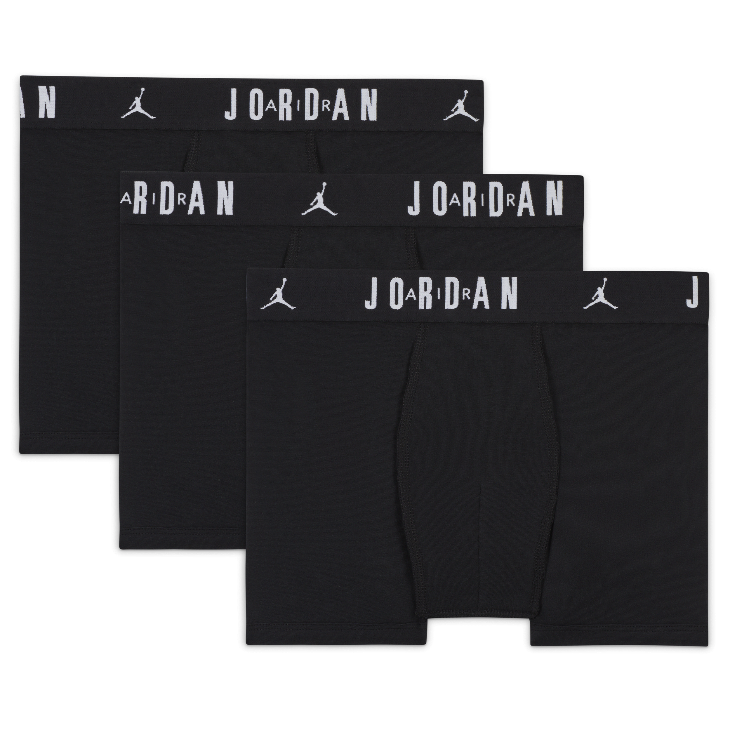 Nike Boxer in cotone Flight Jordan (confezione da 3) – Ragazzo/a - Nero